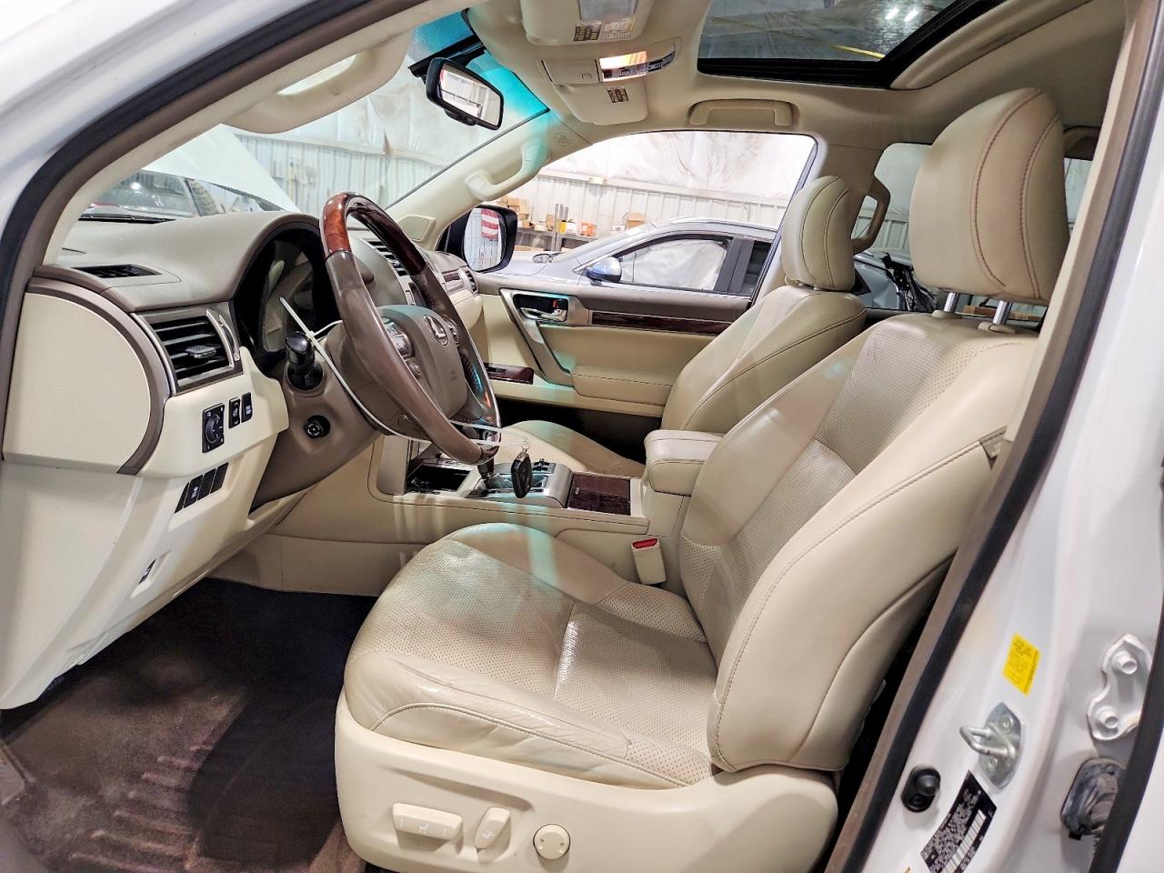 2011 Lexus Gx 460 White vin: JTJBM7FX5B5024176