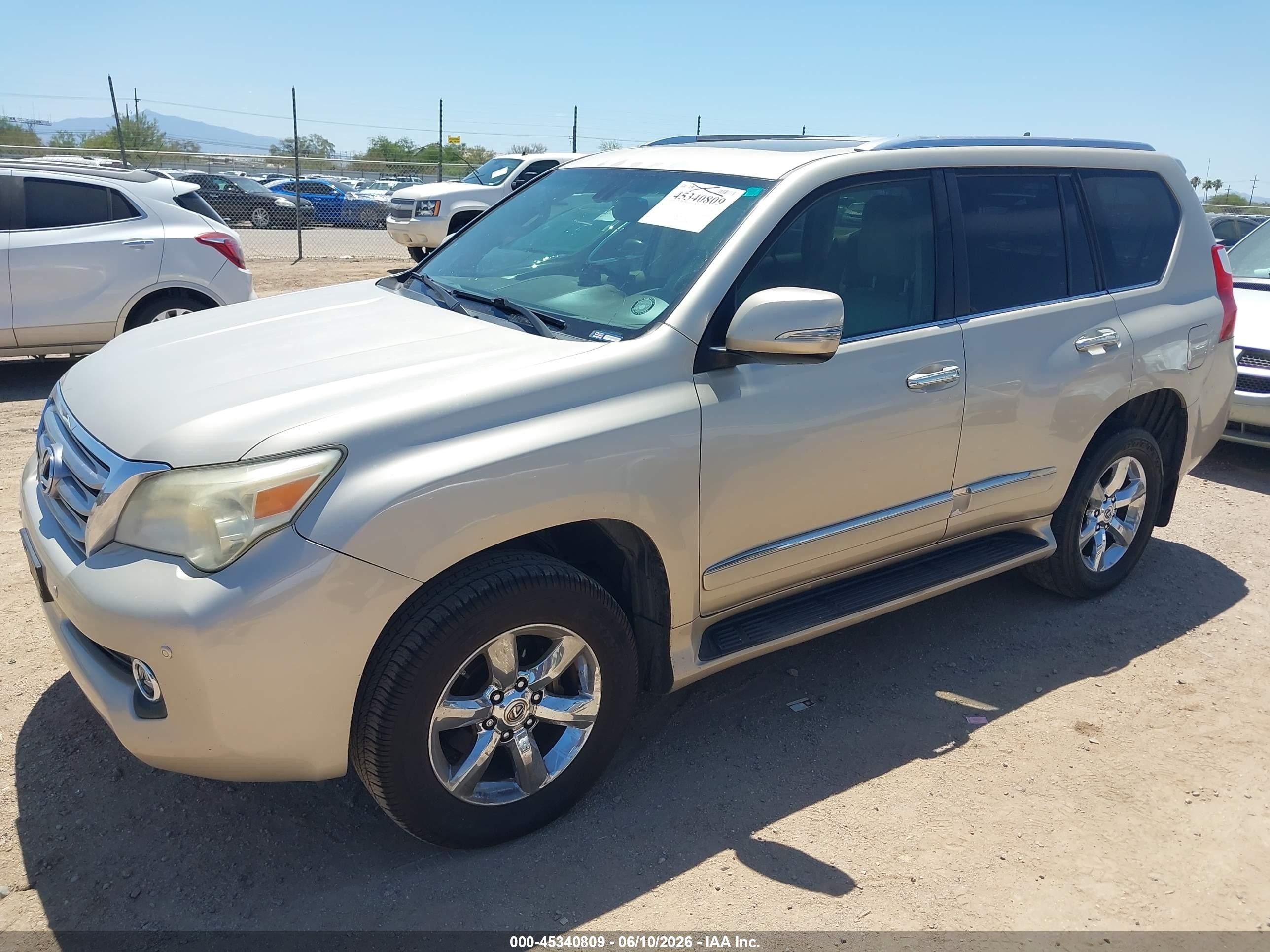 2012 Lexus Gx 460   Gold vin: JTJBM7FX5C5036233