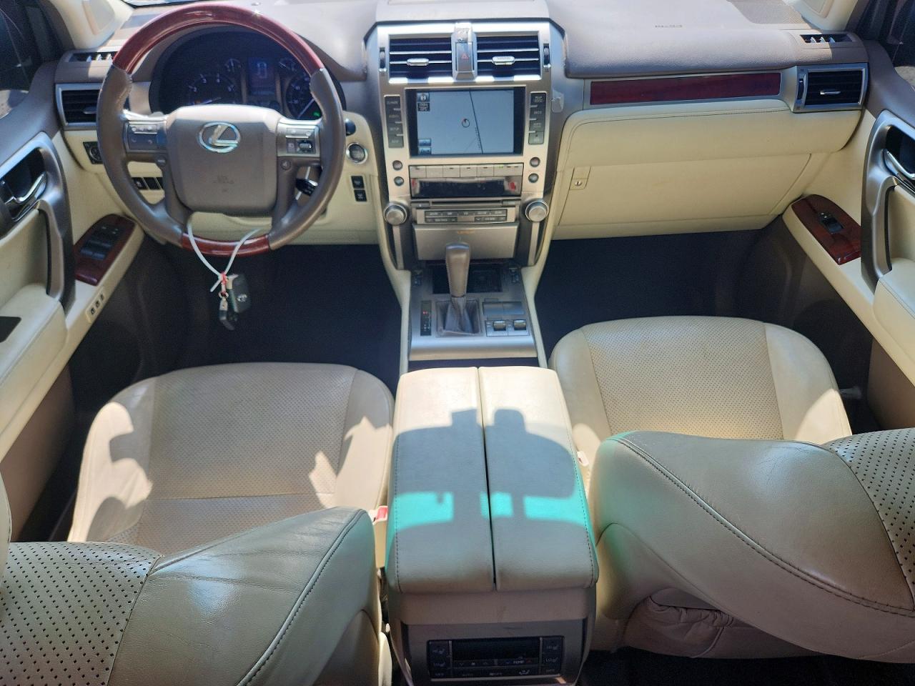 2013 Lexus Gx 460 White vin: JTJBM7FX5D5050330