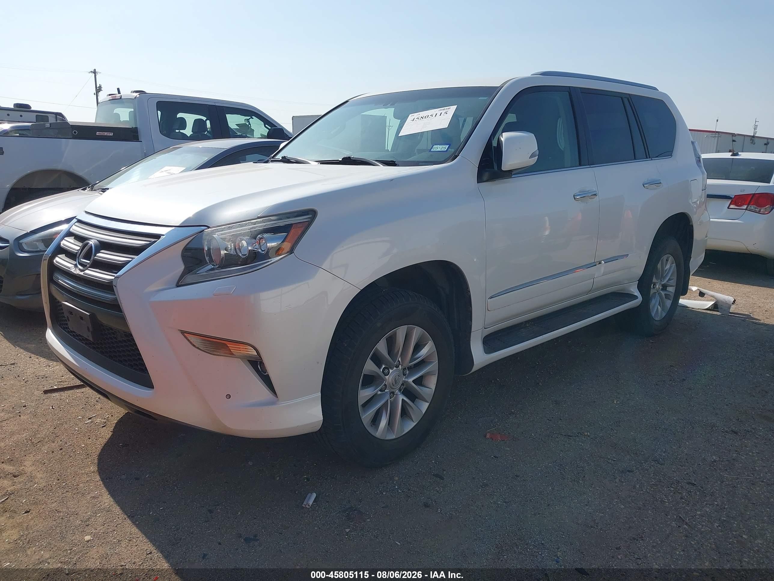 2014 Lexus Gx 460   Белый vin: JTJBM7FX5E5077075