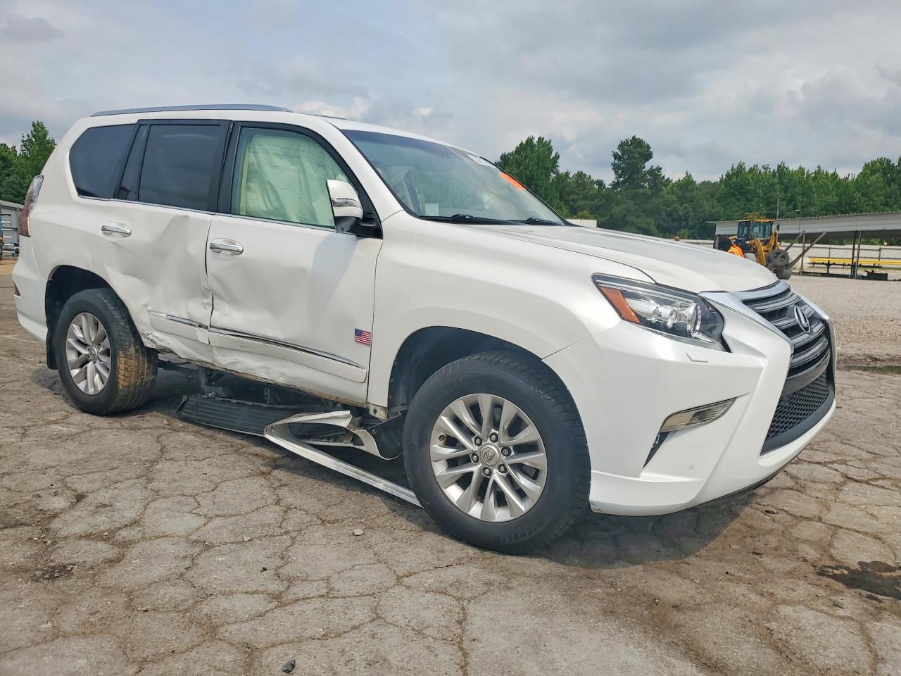 2015 Lexus Gx 460 White vin: JTJBM7FX5F5092077