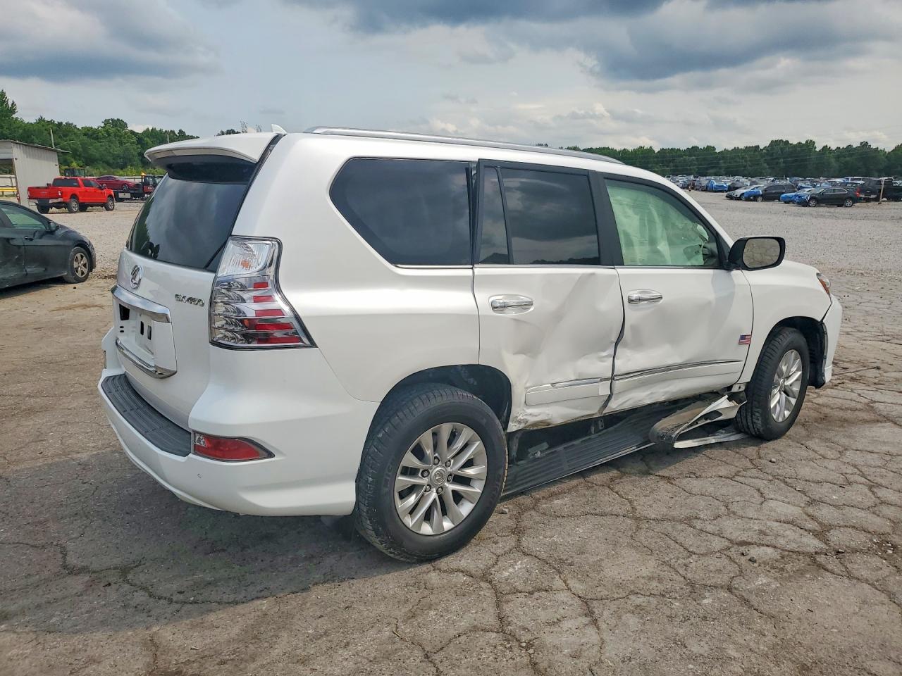 2015 Lexus Gx 460 White vin: JTJBM7FX5F5092077