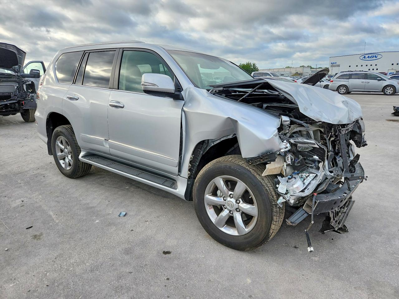 2015 Lexus Gx 460 Silver vin: JTJBM7FX5F5098509