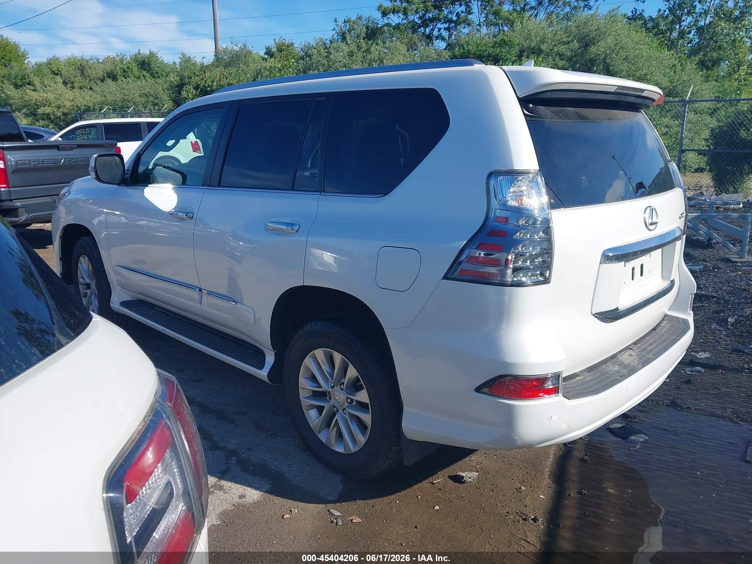 2015 Lexus Gx 460 White vin: JTJBM7FX5F5110030