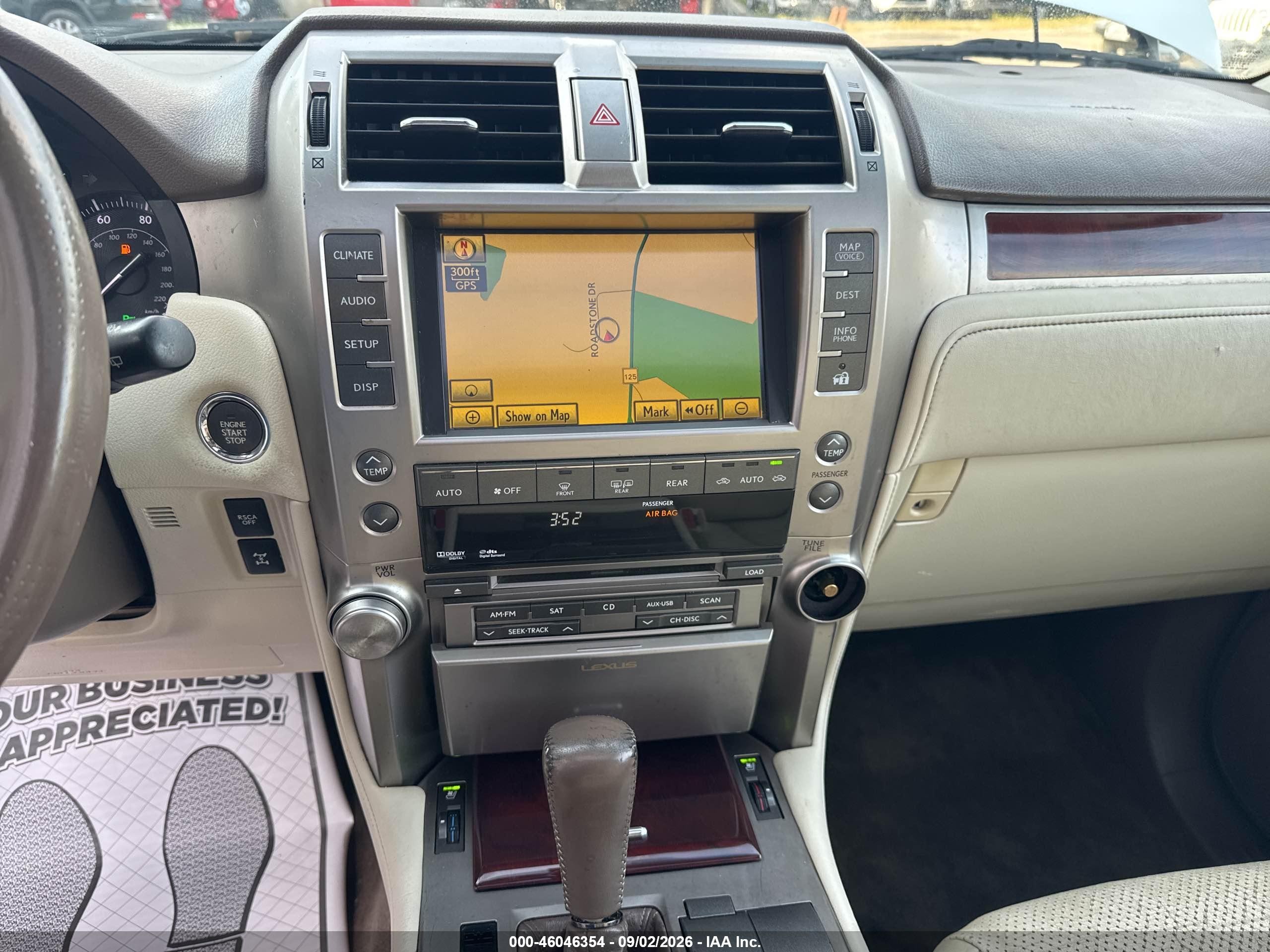 2010 Lexus Gx 460   Белый vin: JTJBM7FX6A5005845