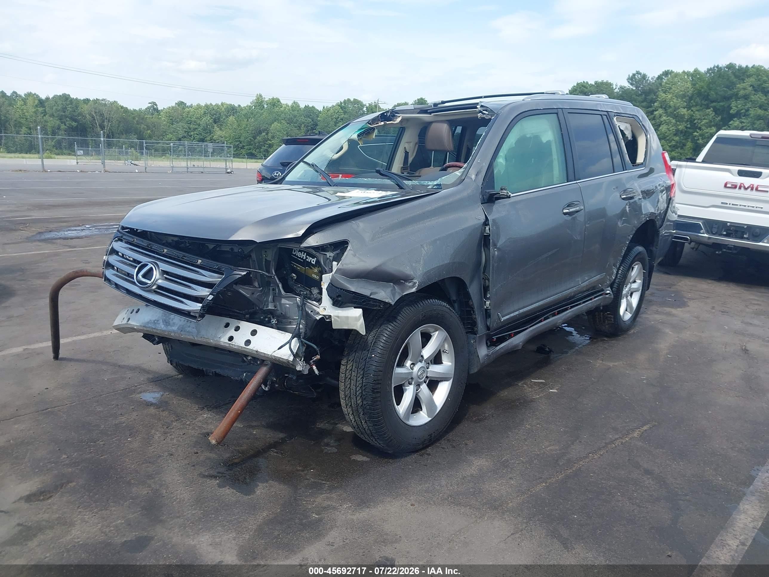 2010 Lexus Gx 460   Gray vin: JTJBM7FX6A5008907