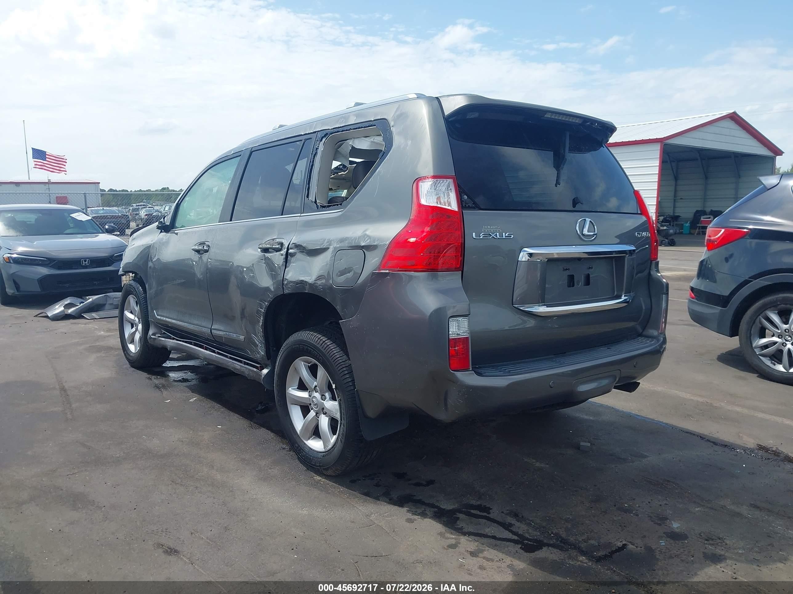 2010 Lexus Gx 460   Gray vin: JTJBM7FX6A5008907