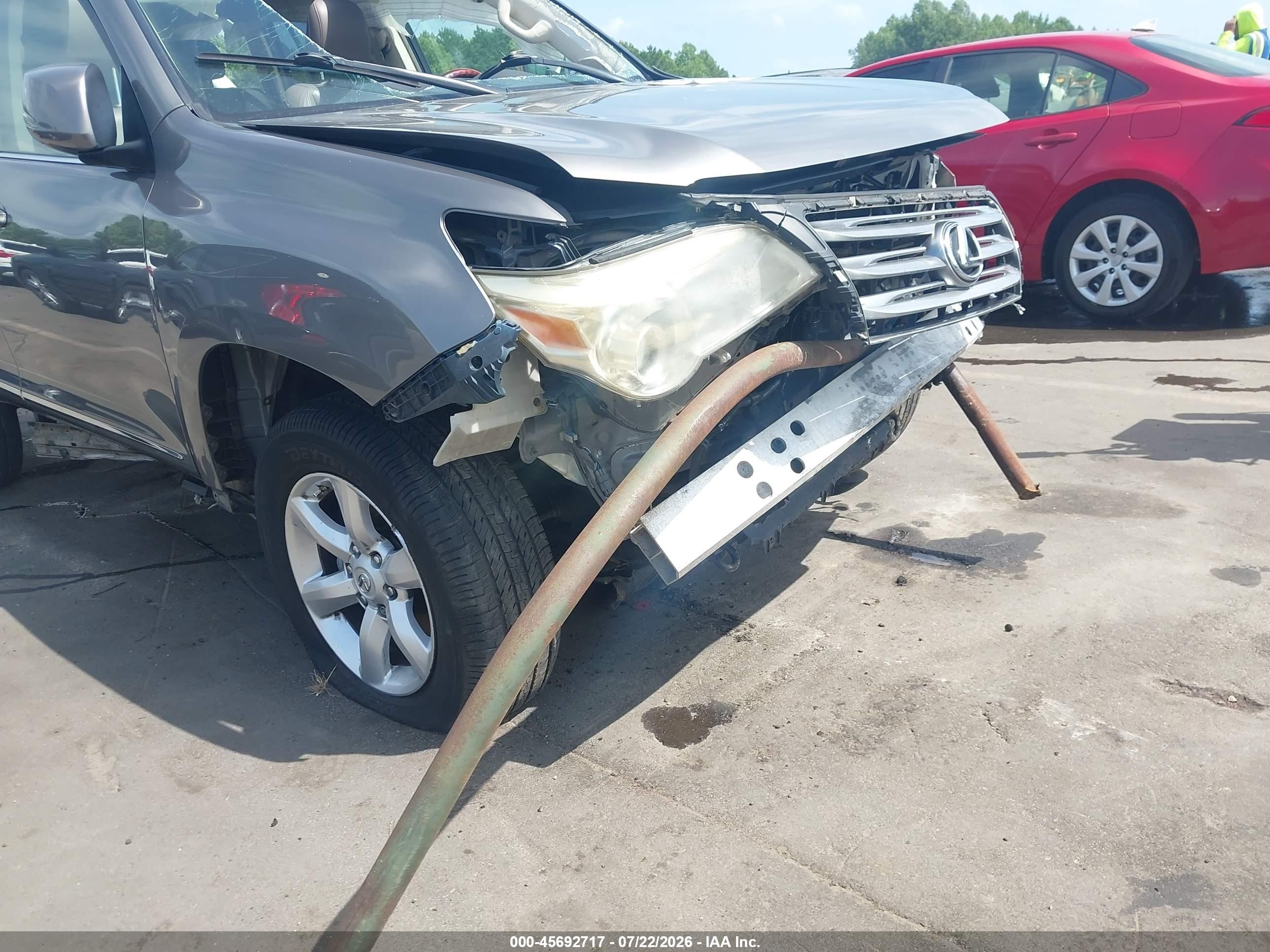 2010 Lexus Gx 460   Gray vin: JTJBM7FX6A5008907