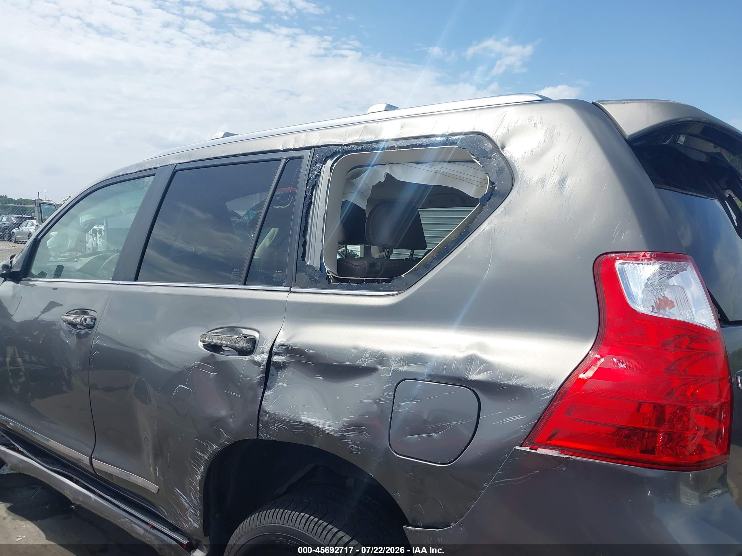 2010 Lexus Gx 460   Gray vin: JTJBM7FX6A5008907