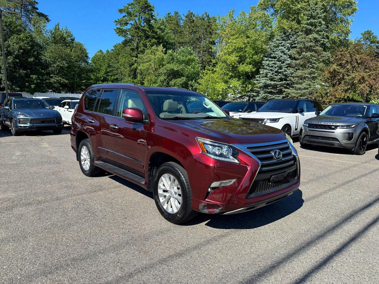 2014 Lexus Gx 460 Бордовый vin: JTJBM7FX6E5071849