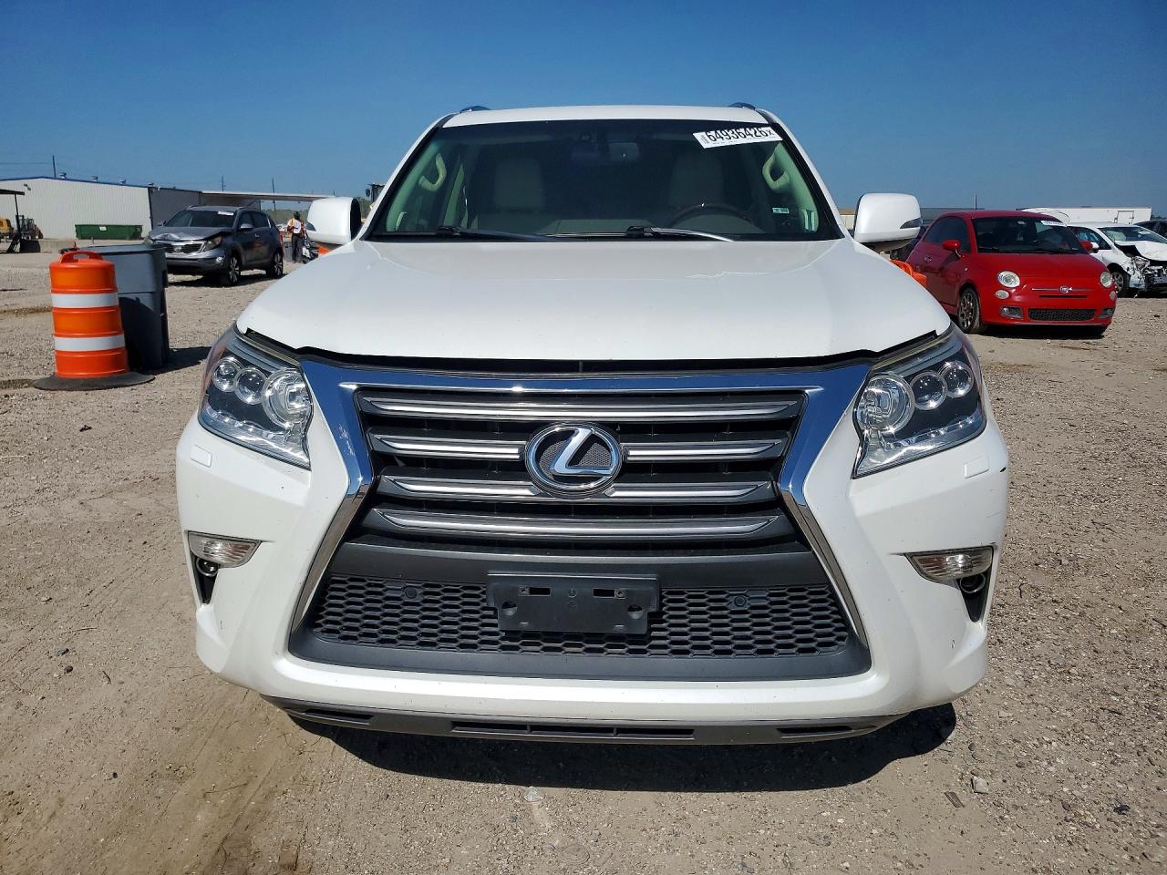 2014 Lexus Gx 460 White vin: JTJBM7FX6E5076162
