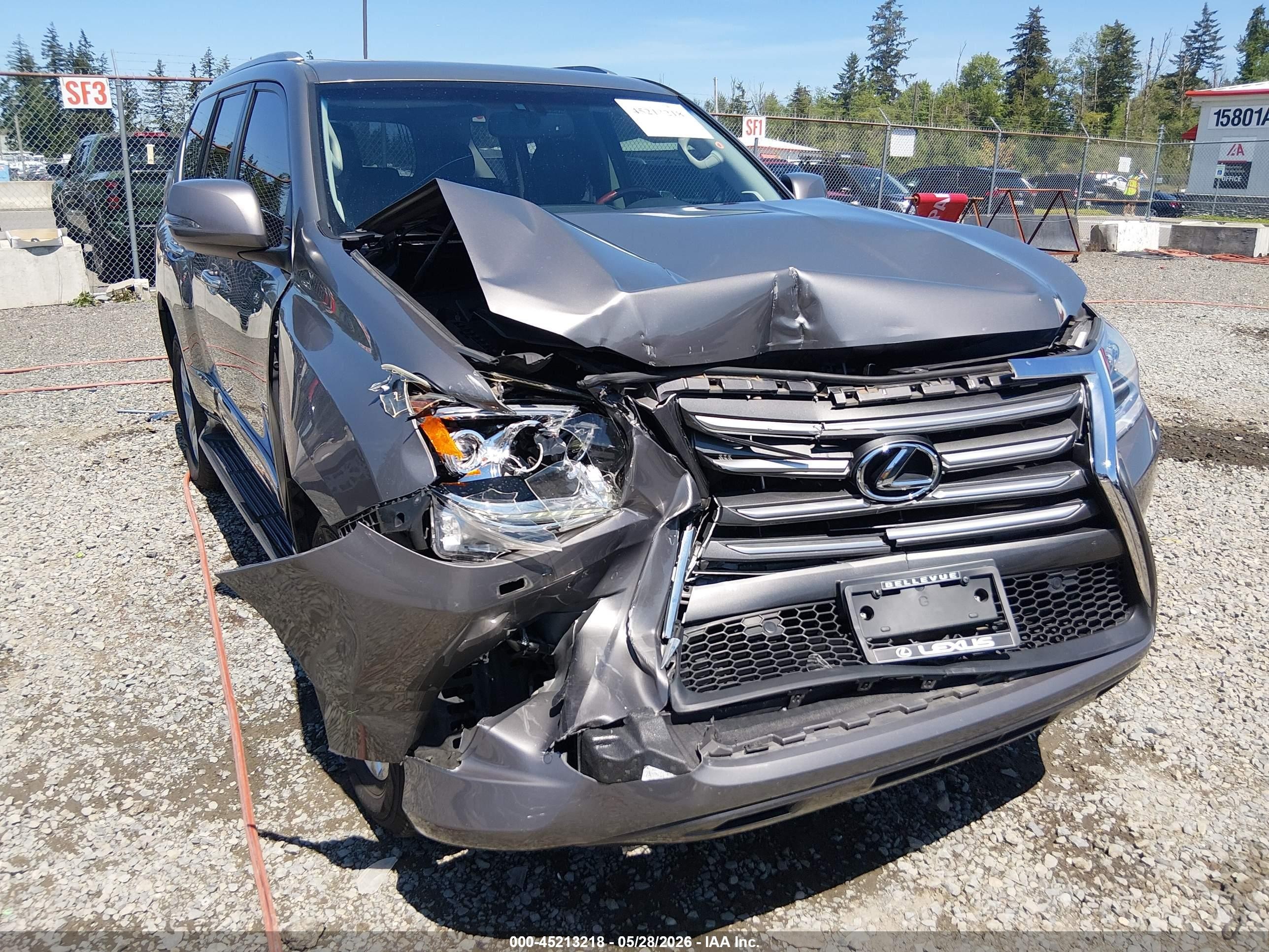 2014 Lexus Gx 460   Gray vin: JTJBM7FX6E5078204