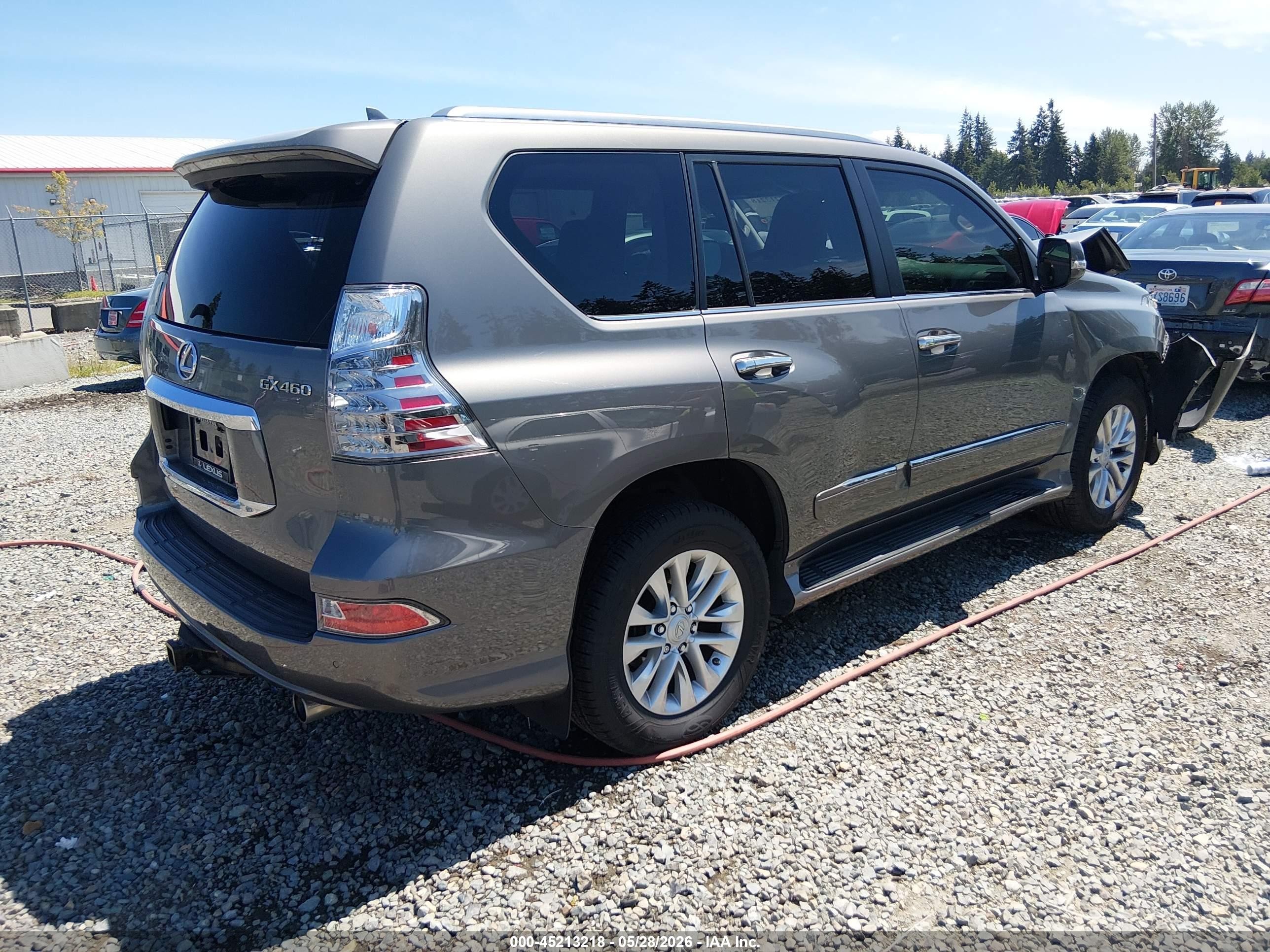 2014 Lexus Gx 460   Gray vin: JTJBM7FX6E5078204