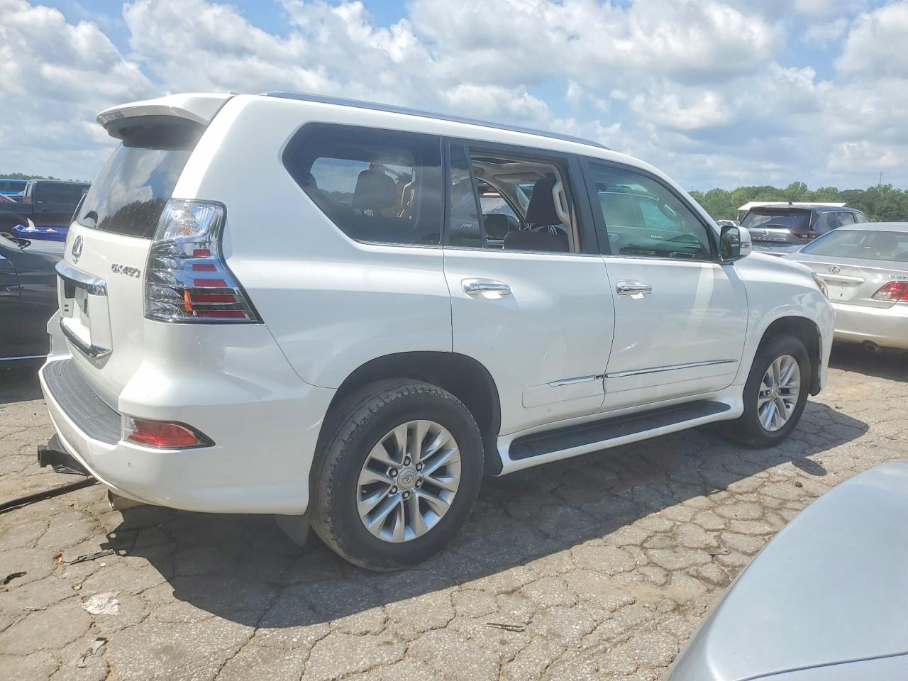 2015 Lexus Gx 460 White vin: JTJBM7FX6F5102339