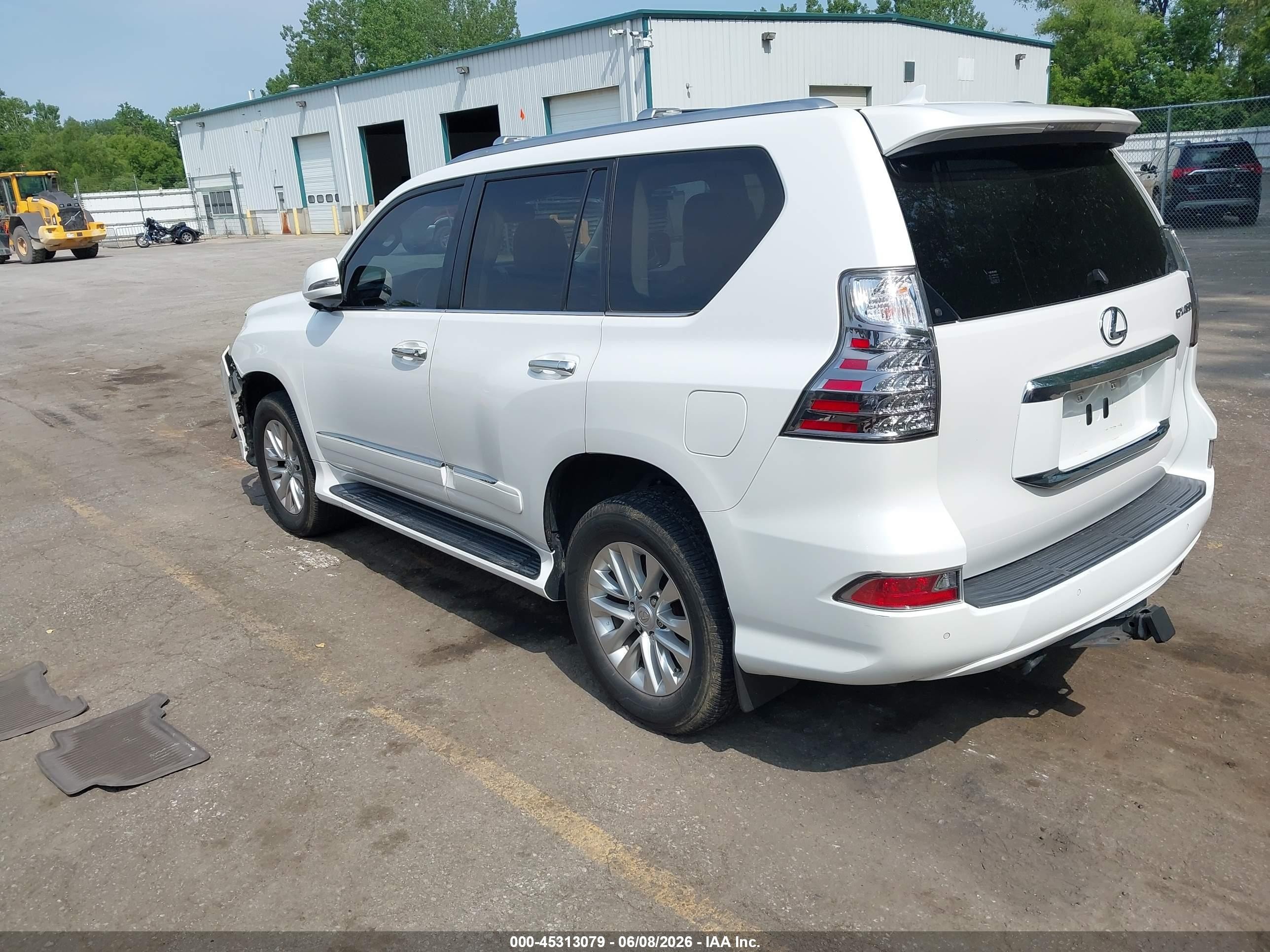 2015 Lexus Gx 460   White vin: JTJBM7FX6F5117424