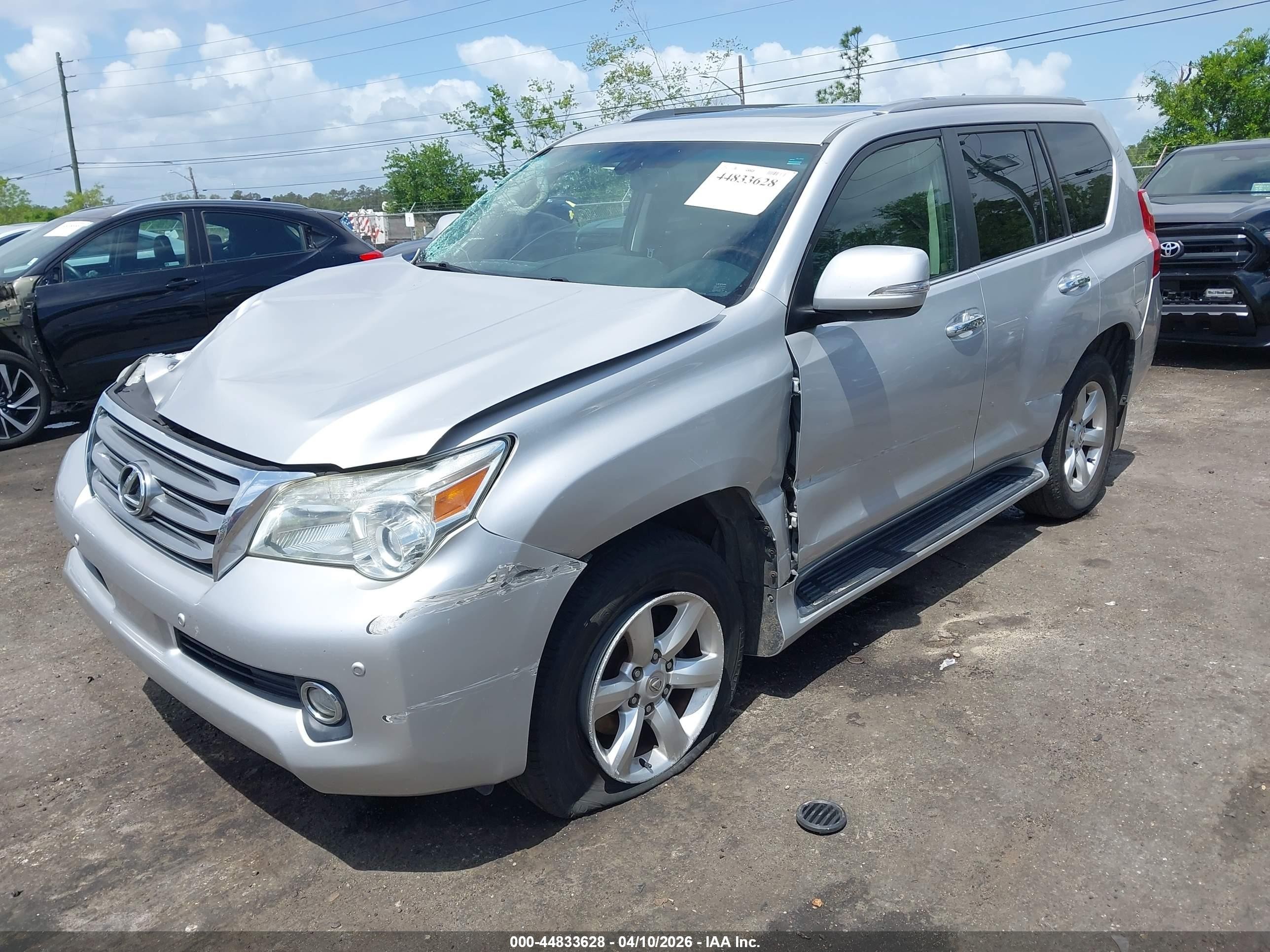 2010 Lexus Gx 460 Silver vin: JTJBM7FX7A5001741