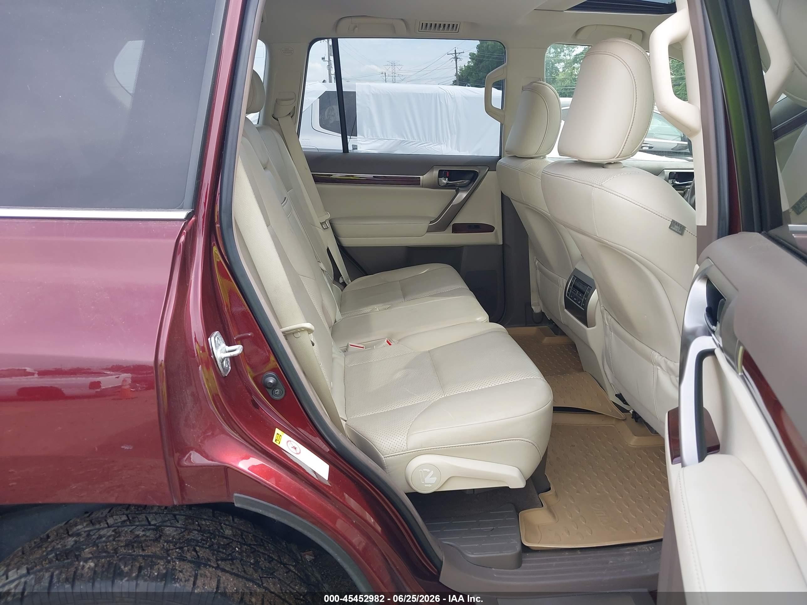 2010 Lexus Gx 460 Maroon vin: JTJBM7FX7A5011332