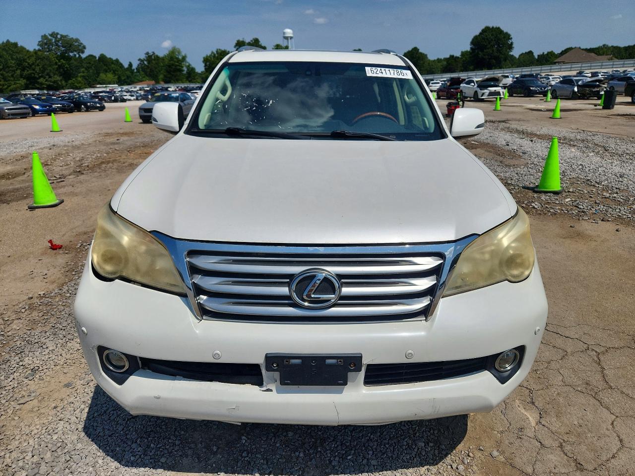 2012 Lexus Gx 460 White vin: JTJBM7FX7C5040803