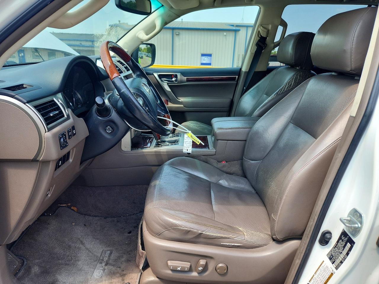 2012 Lexus Gx 460 White vin: JTJBM7FX7C5040803