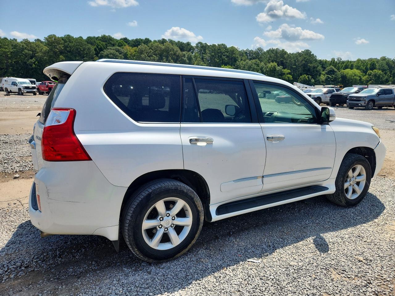 2012 Lexus Gx 460 White vin: JTJBM7FX7C5040803