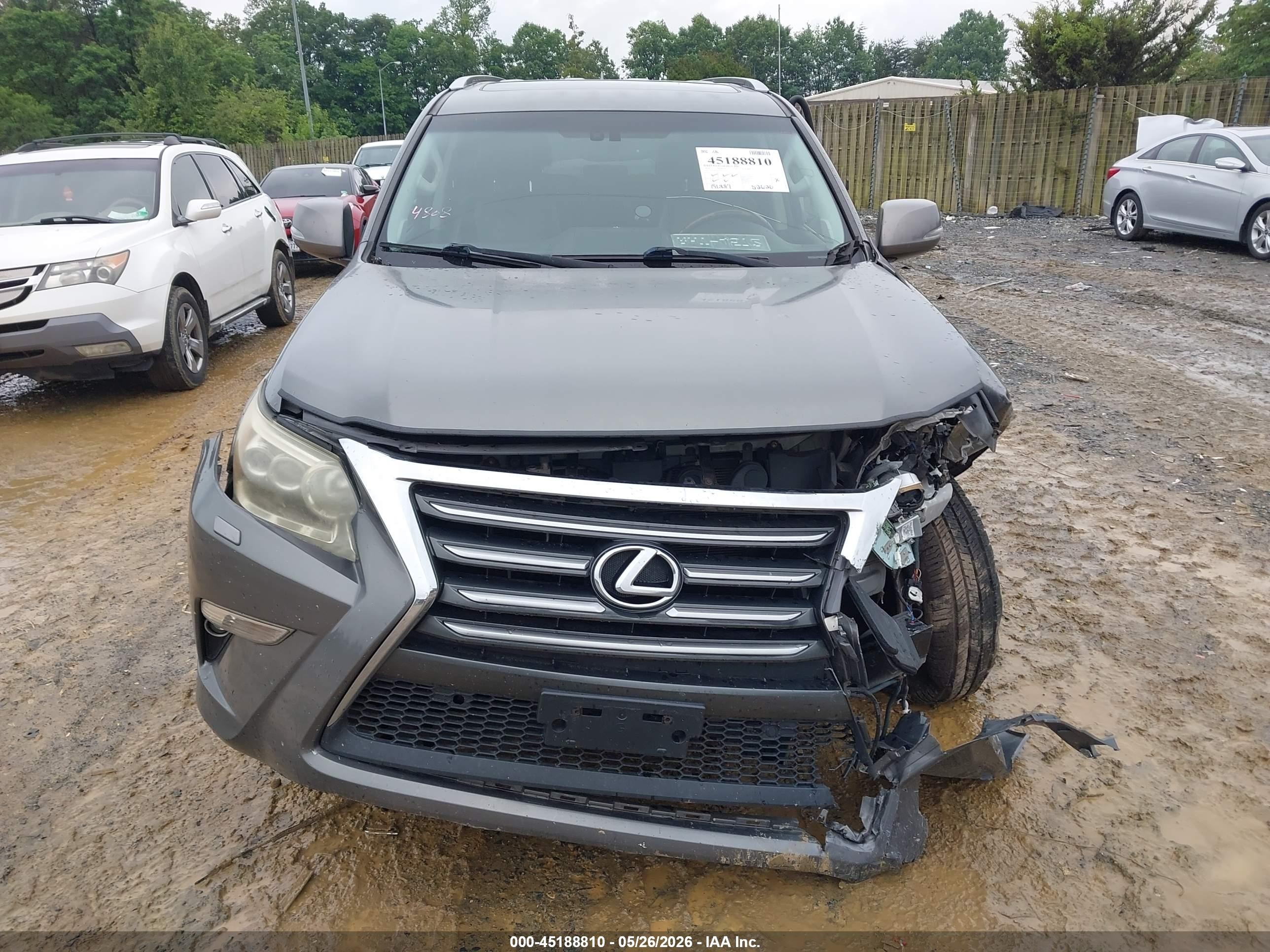 2014 Lexus Gx 460   Gray vin: JTJBM7FX7E5072315