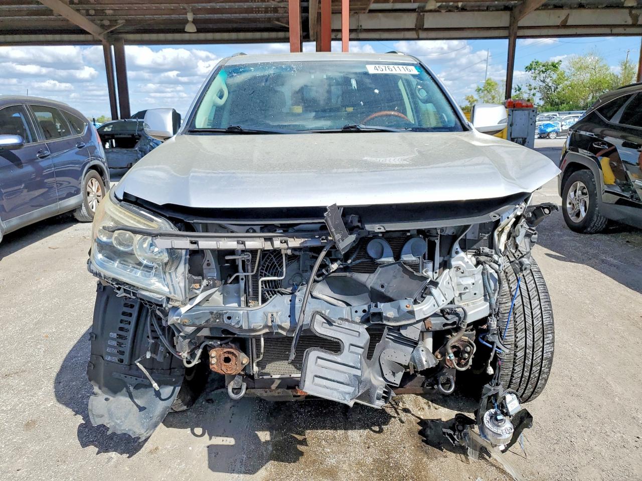 2014 Lexus Gx 460 Base Silver vin: JTJBM7FX7E5082732
