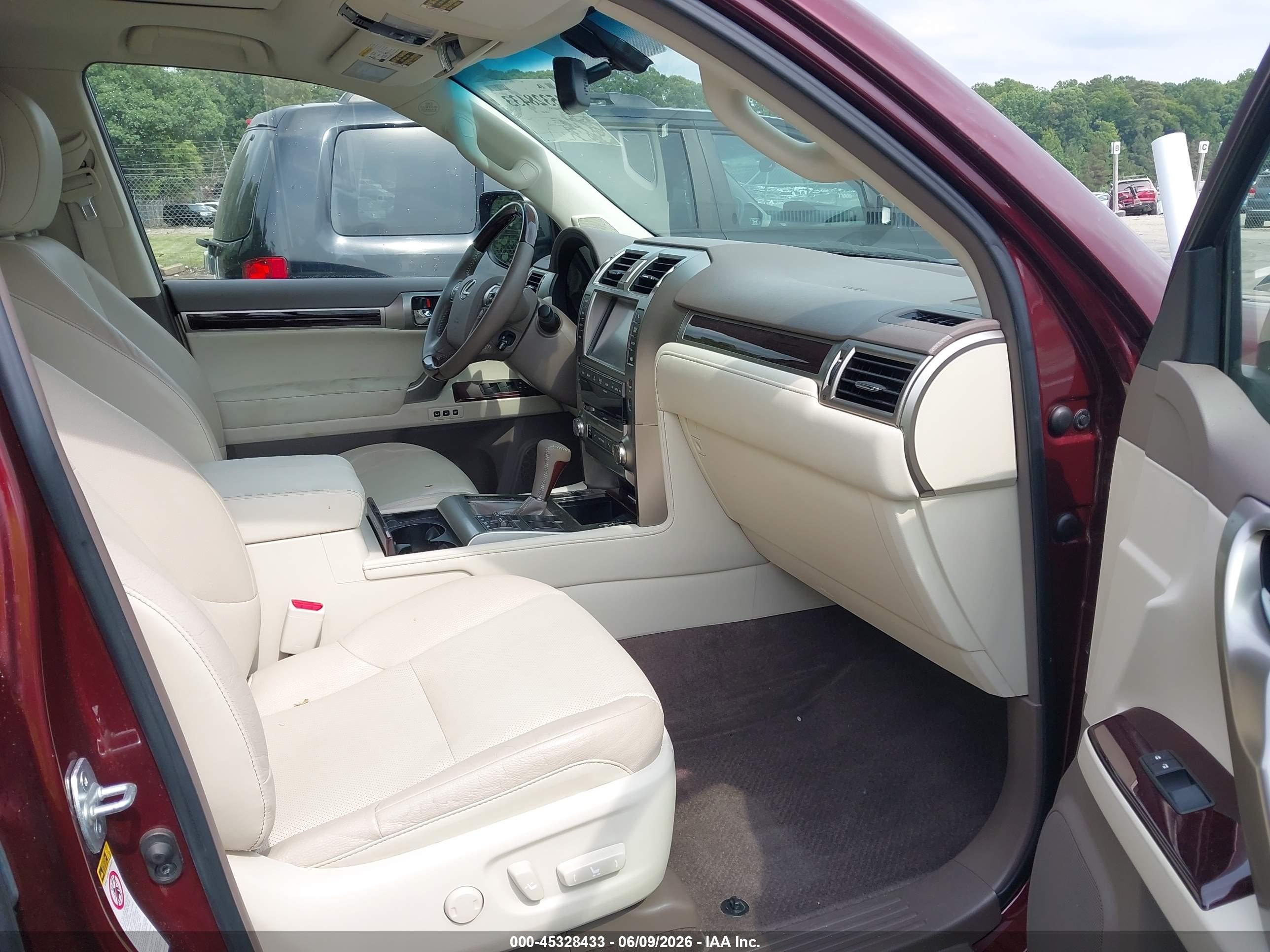 2015 Lexus Gx 460   Burgundy vin: JTJBM7FX7F5097197