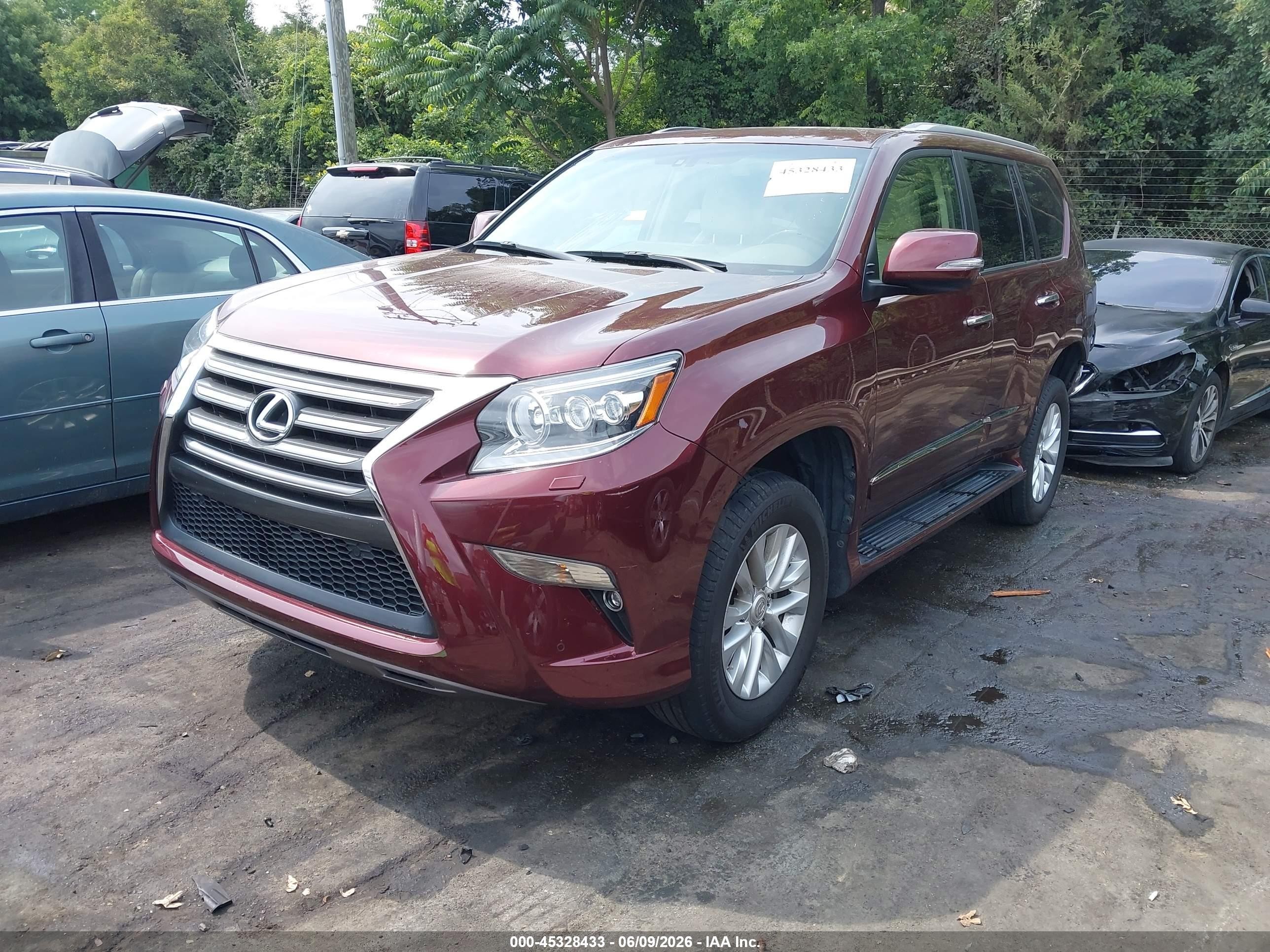 2015 Lexus Gx 460   Burgundy vin: JTJBM7FX7F5097197