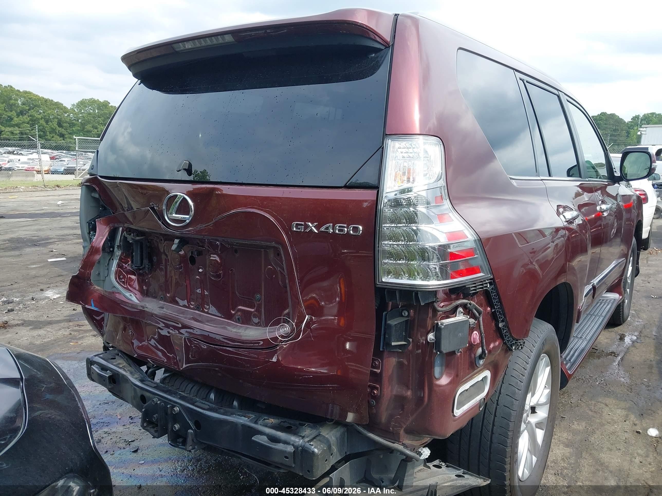2015 Lexus Gx 460   Burgundy vin: JTJBM7FX7F5097197