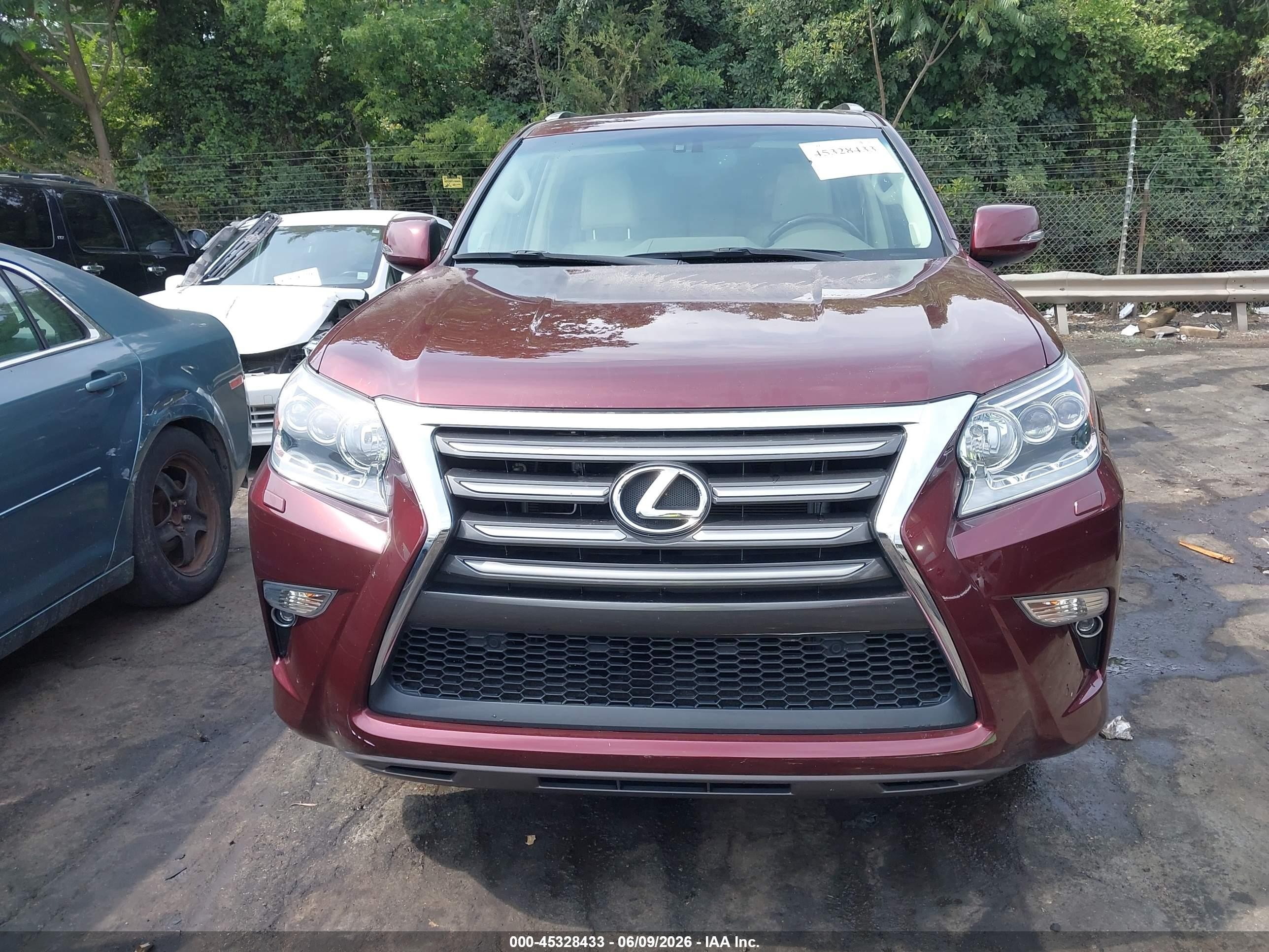2015 Lexus Gx 460   Burgundy vin: JTJBM7FX7F5097197