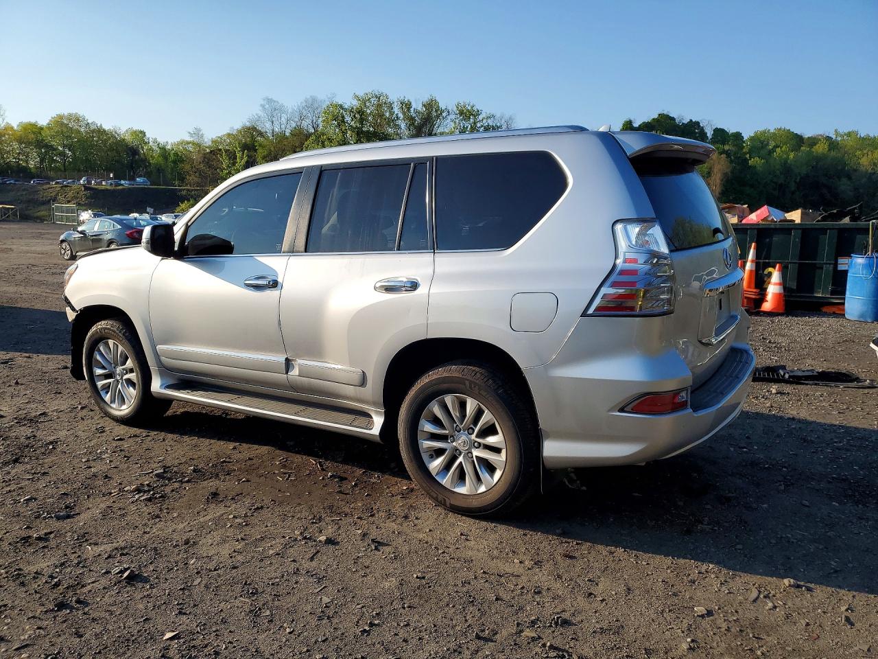 2015 Lexus Gx 460 Silver vin: JTJBM7FX7F5102561