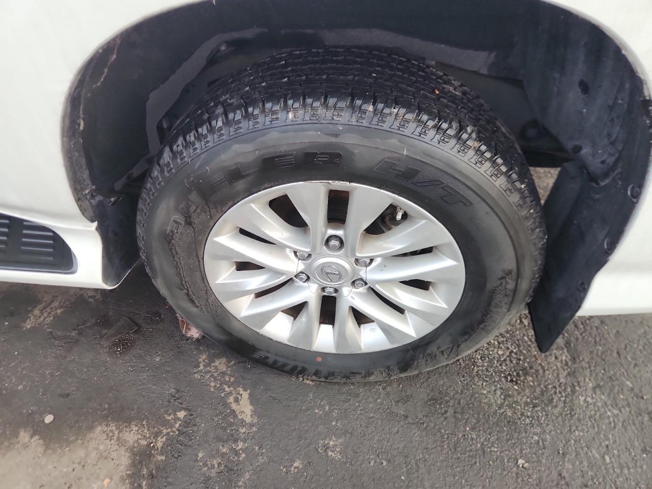 2019 Lexus Gx 460 Base Белый vin: JTJBM7FX7K5239655 Damage: Left Rear Wheel, Curb Rash, 1 To 2 Inches