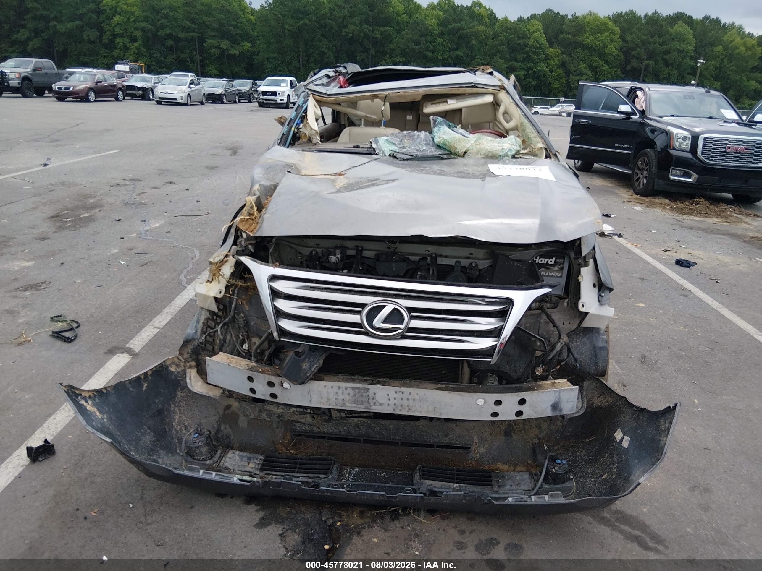 2010 Lexus Gx 460   Gray vin: JTJBM7FX8A5014532