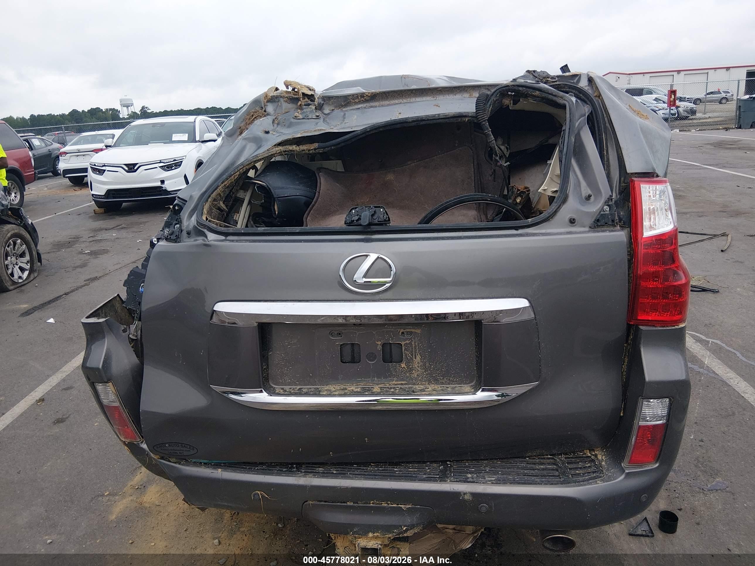 2010 Lexus Gx 460   Gray vin: JTJBM7FX8A5014532