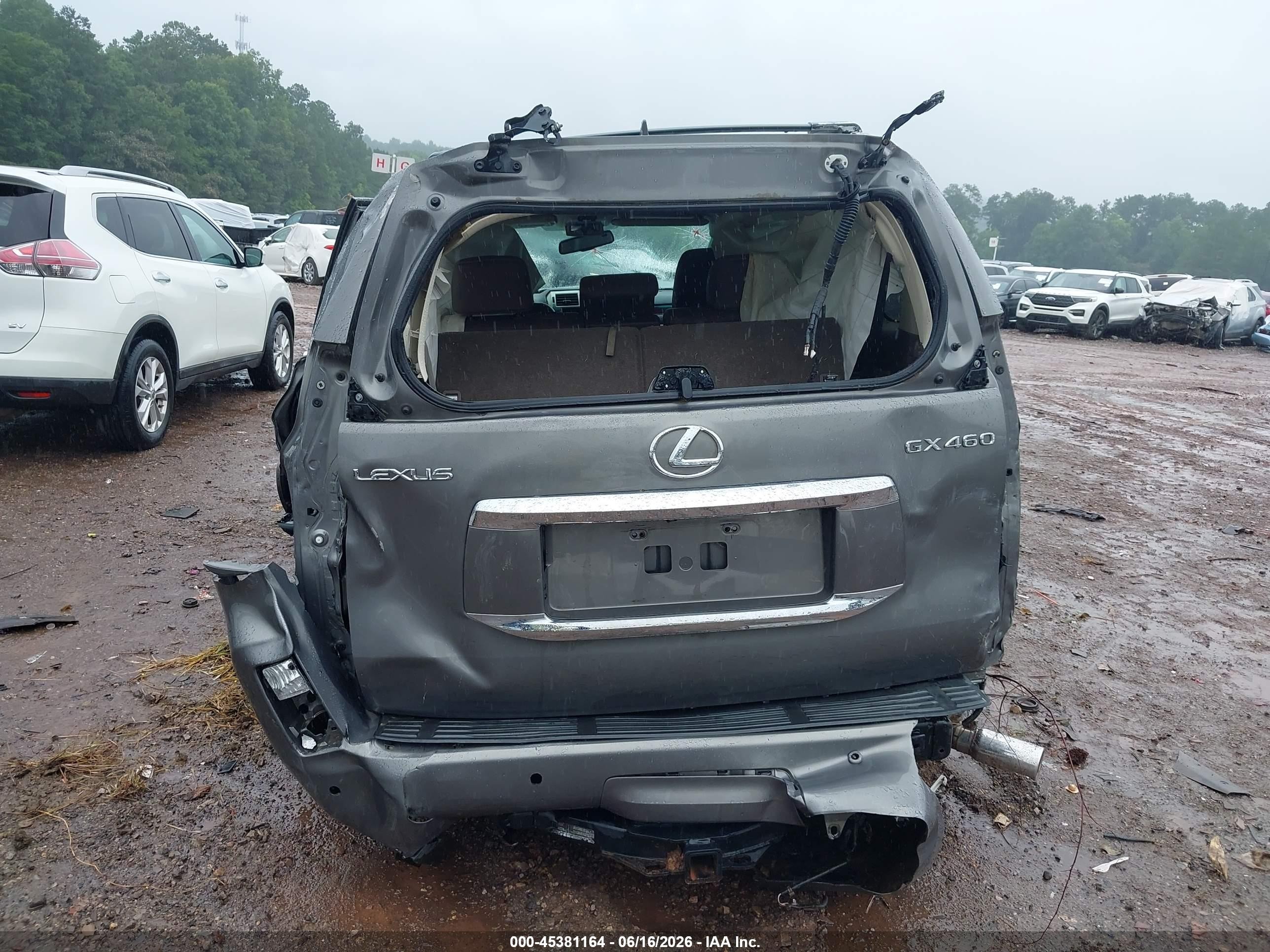 2010 Lexus Gx 460   Gray vin: JTJBM7FX8A5016653