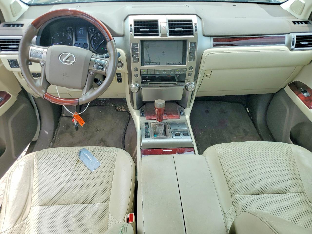 2011 Lexus Gx 460 White vin: JTJBM7FX8B5026875