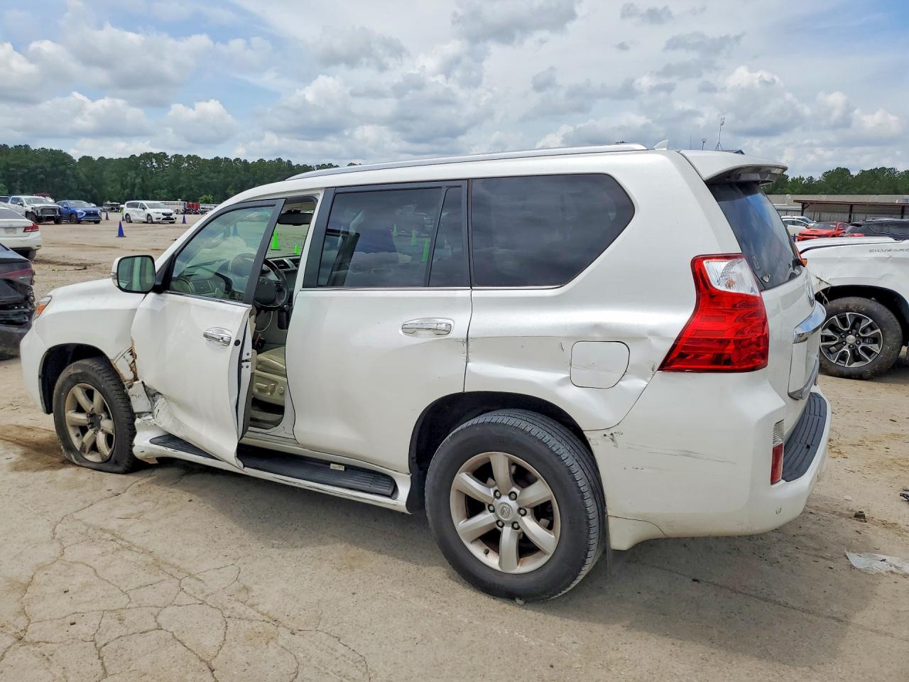 2011 Lexus Gx 460 White vin: JTJBM7FX8B5026875