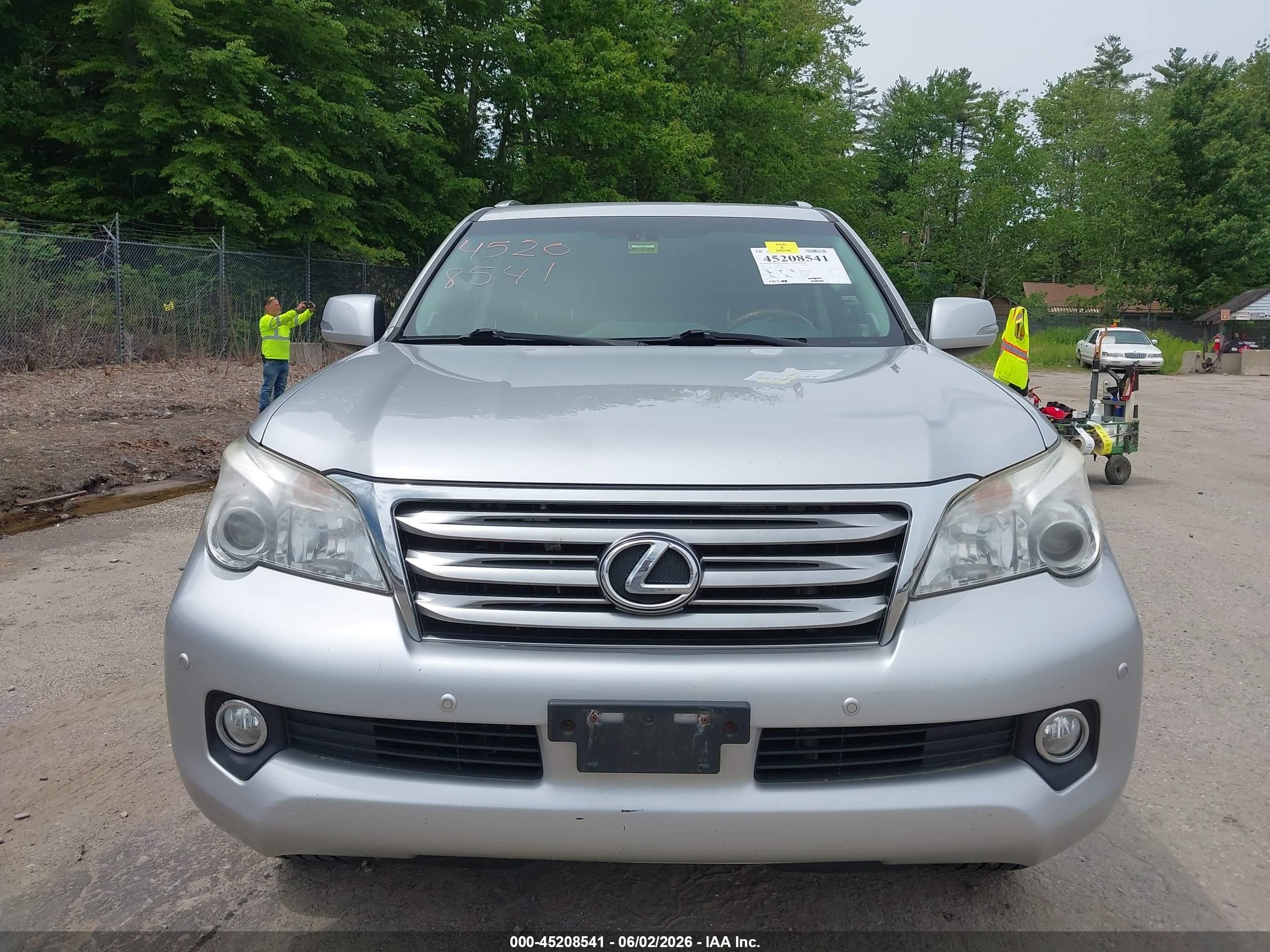 2012 Lexus Gx 460   Silver vin: JTJBM7FX8C5044245