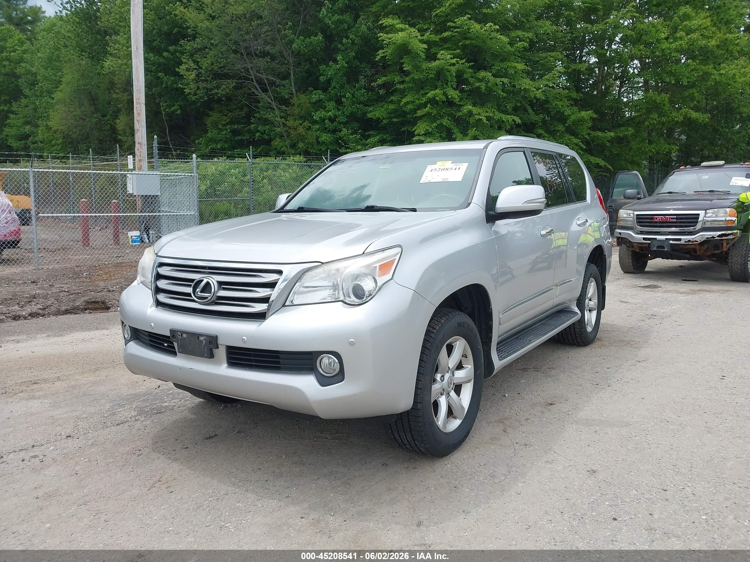 2012 Lexus Gx 460   Silver vin: JTJBM7FX8C5044245