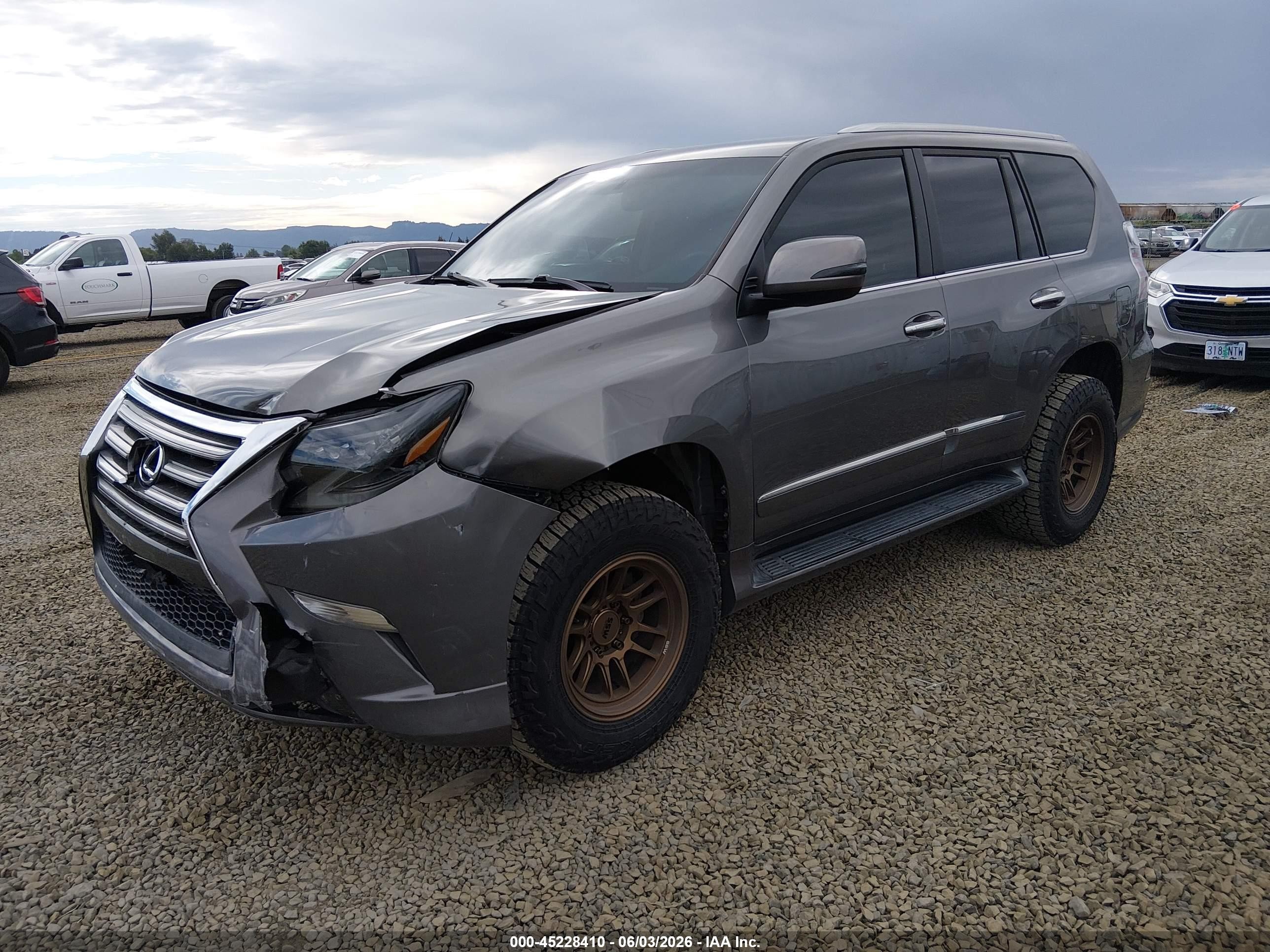 2014 Lexus Gx 460   Gray vin: JTJBM7FX8E5065048