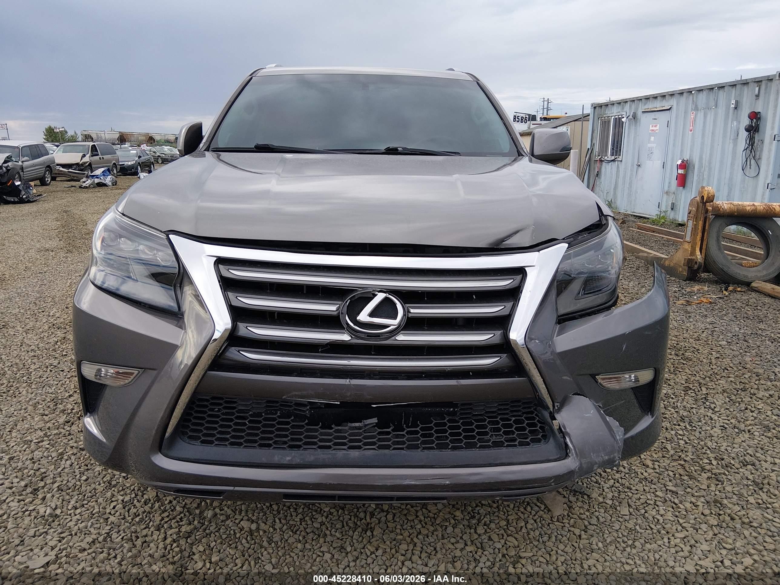 2014 Lexus Gx 460   Gray vin: JTJBM7FX8E5065048