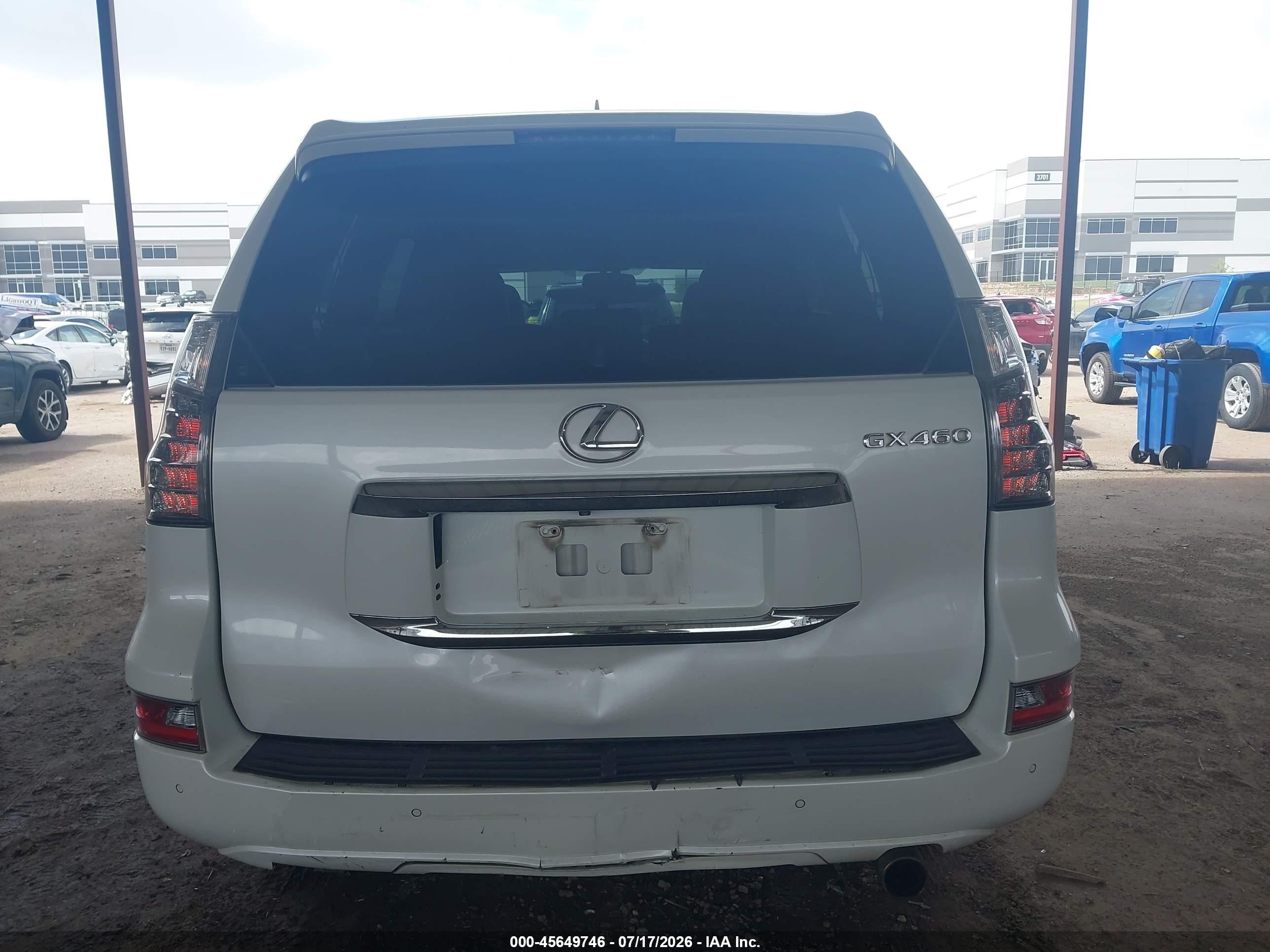 2014 Lexus Gx 460   White vin: JTJBM7FX8E5077510