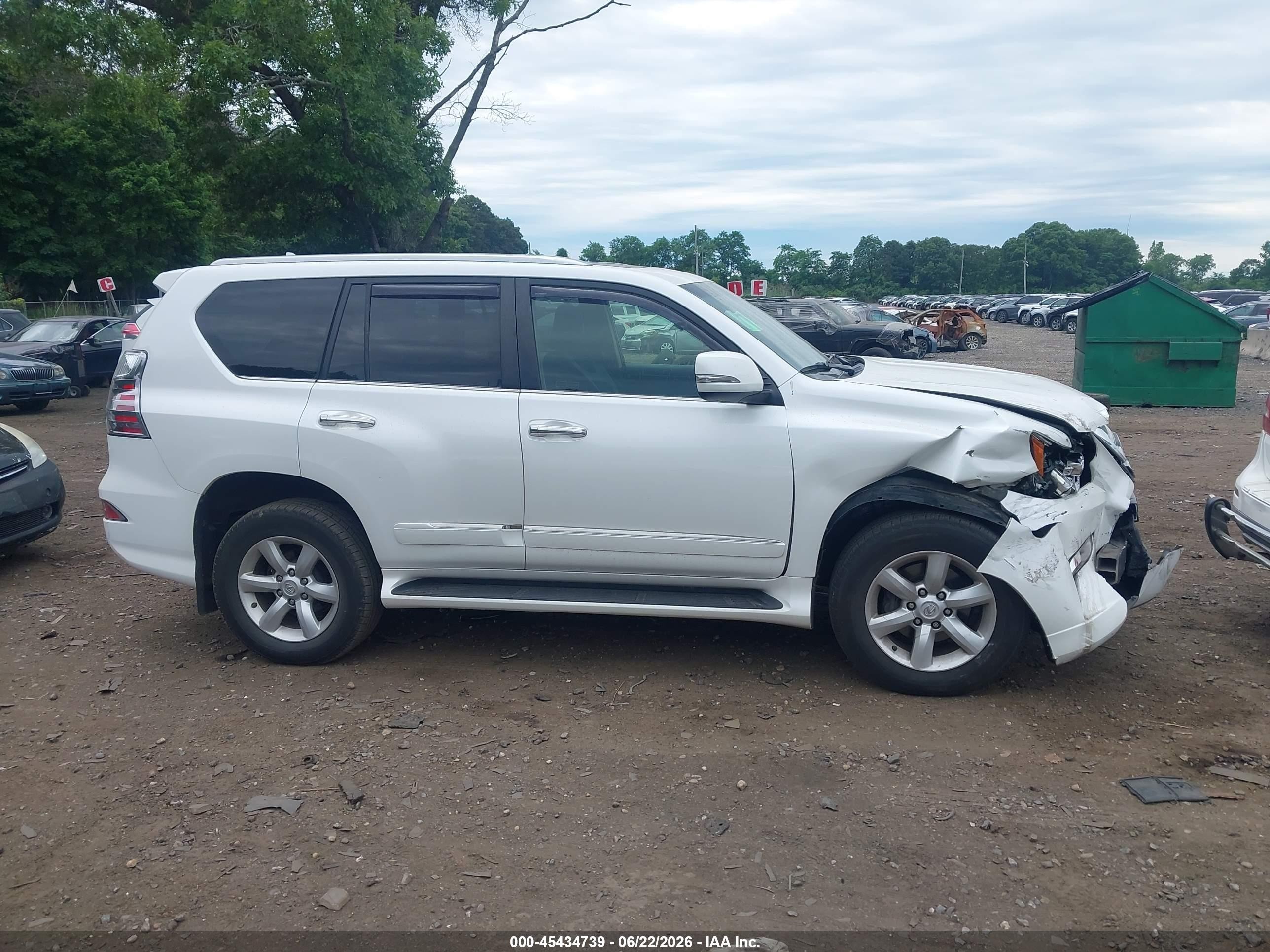2014 Lexus Gx 460   White vin: JTJBM7FX8E5080729