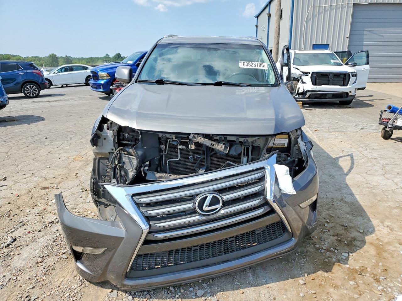 2014 Lexus Gx 460 Gray vin: JTJBM7FX8E5083808