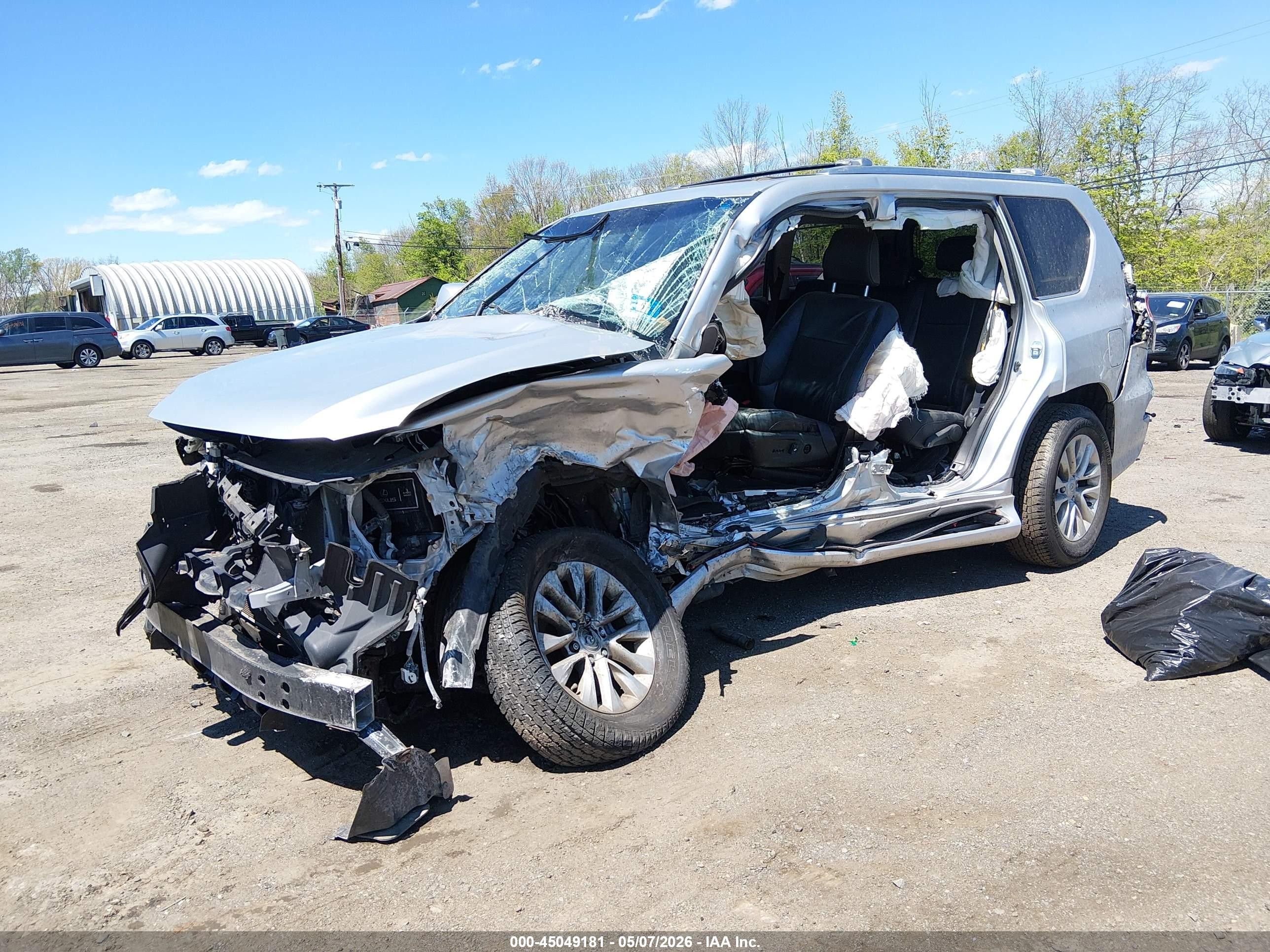 2015 Lexus Gx 460   Silver vin: JTJBM7FX8F5096110