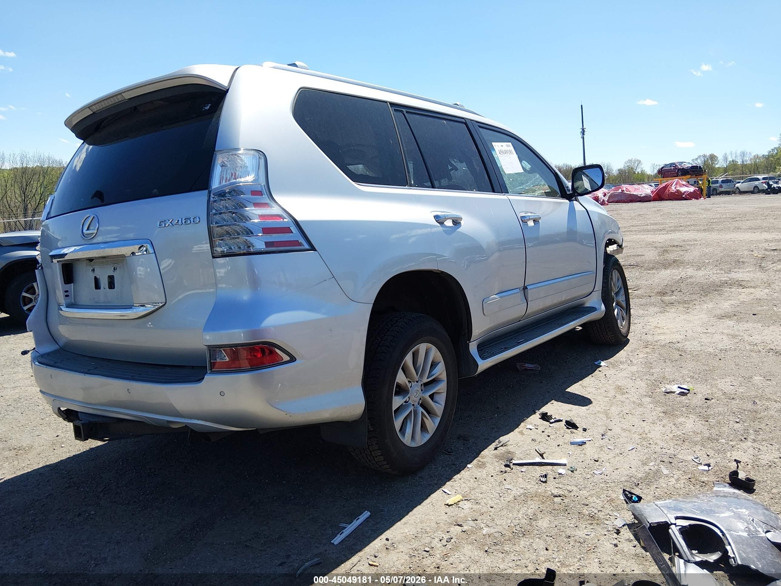 2015 Lexus Gx 460   Silver vin: JTJBM7FX8F5096110