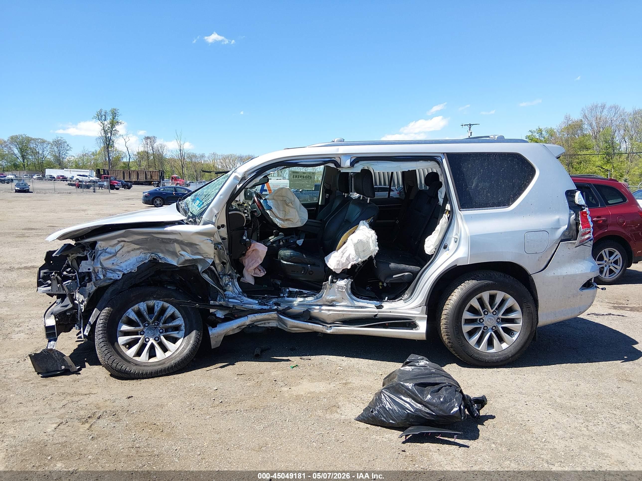 2015 Lexus Gx 460   Silver vin: JTJBM7FX8F5096110