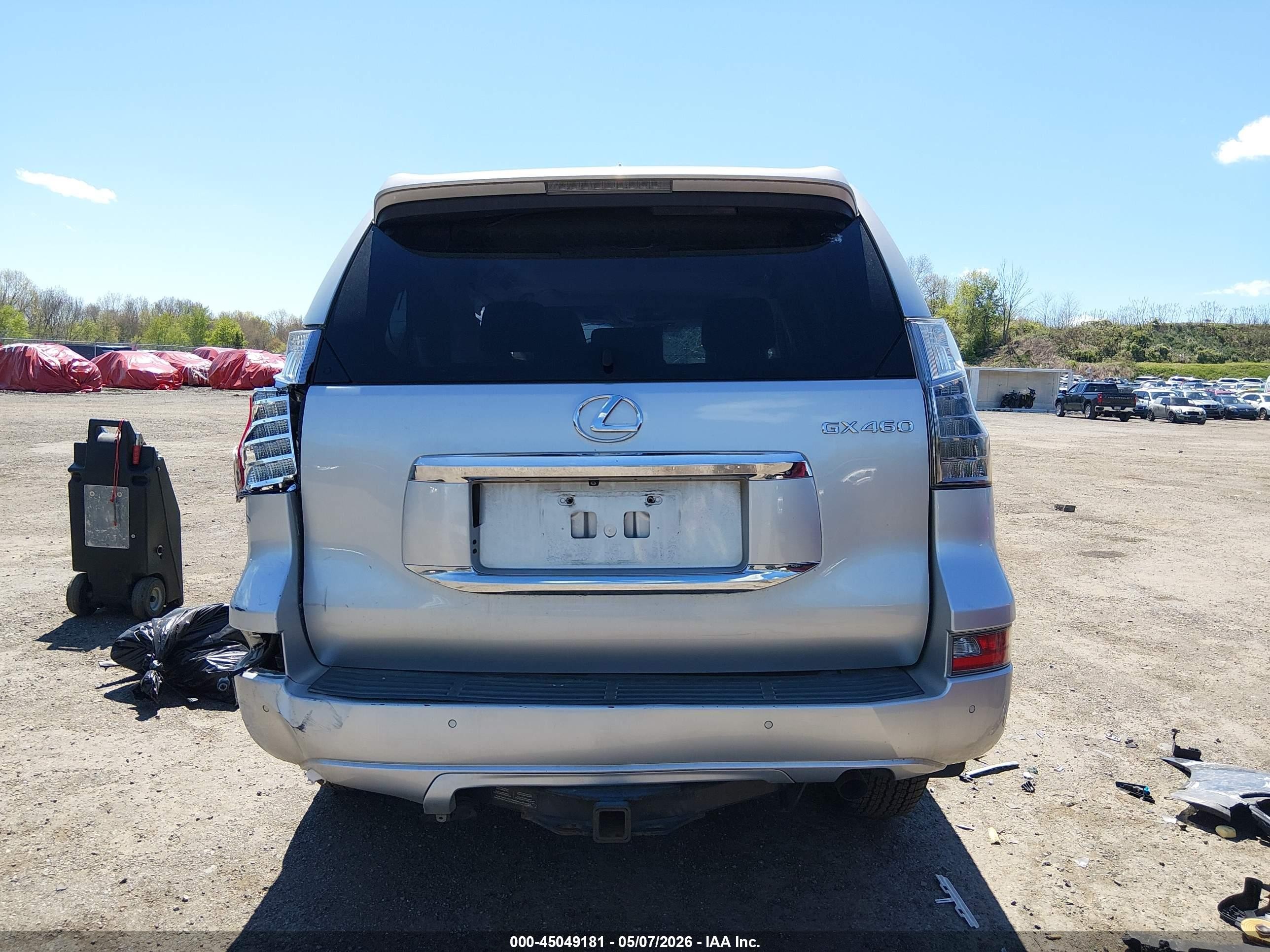 2015 Lexus Gx 460   Silver vin: JTJBM7FX8F5096110