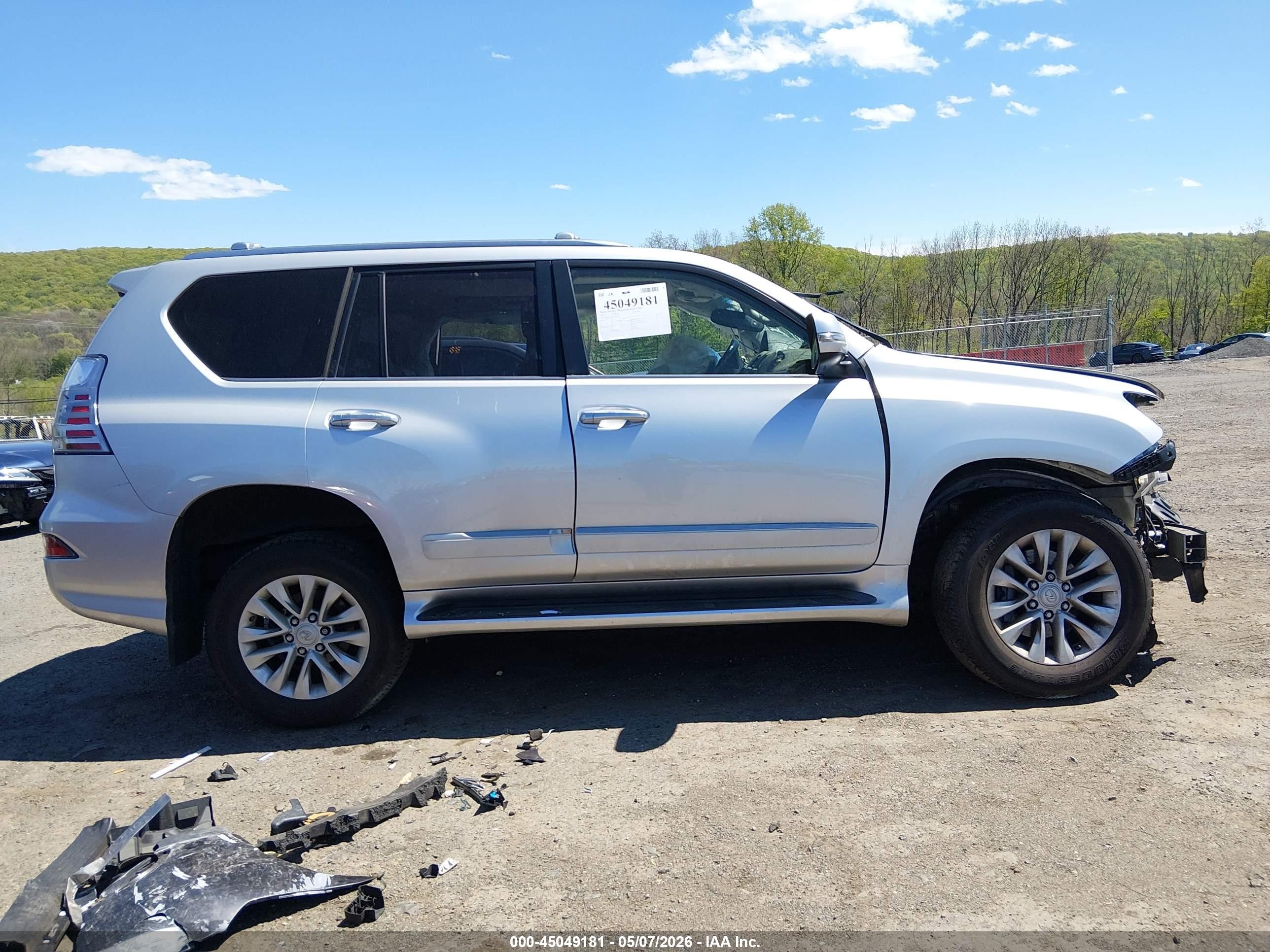 2015 Lexus Gx 460   Silver vin: JTJBM7FX8F5096110
