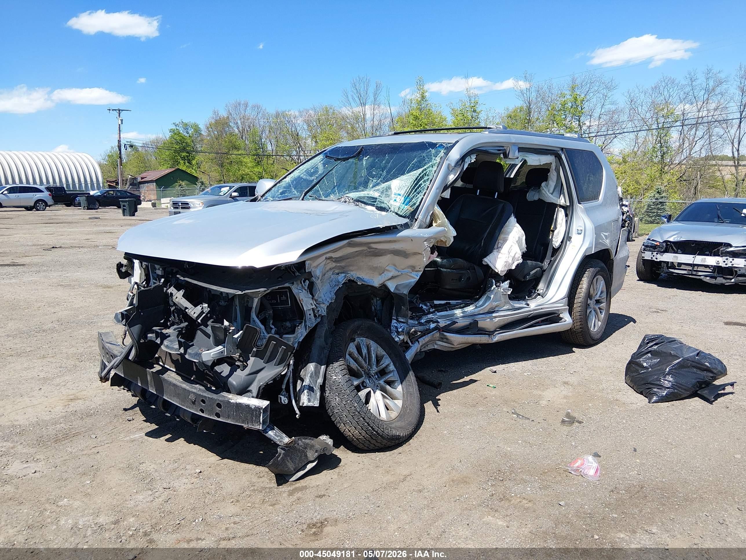 2015 Lexus Gx 460   Silver vin: JTJBM7FX8F5096110